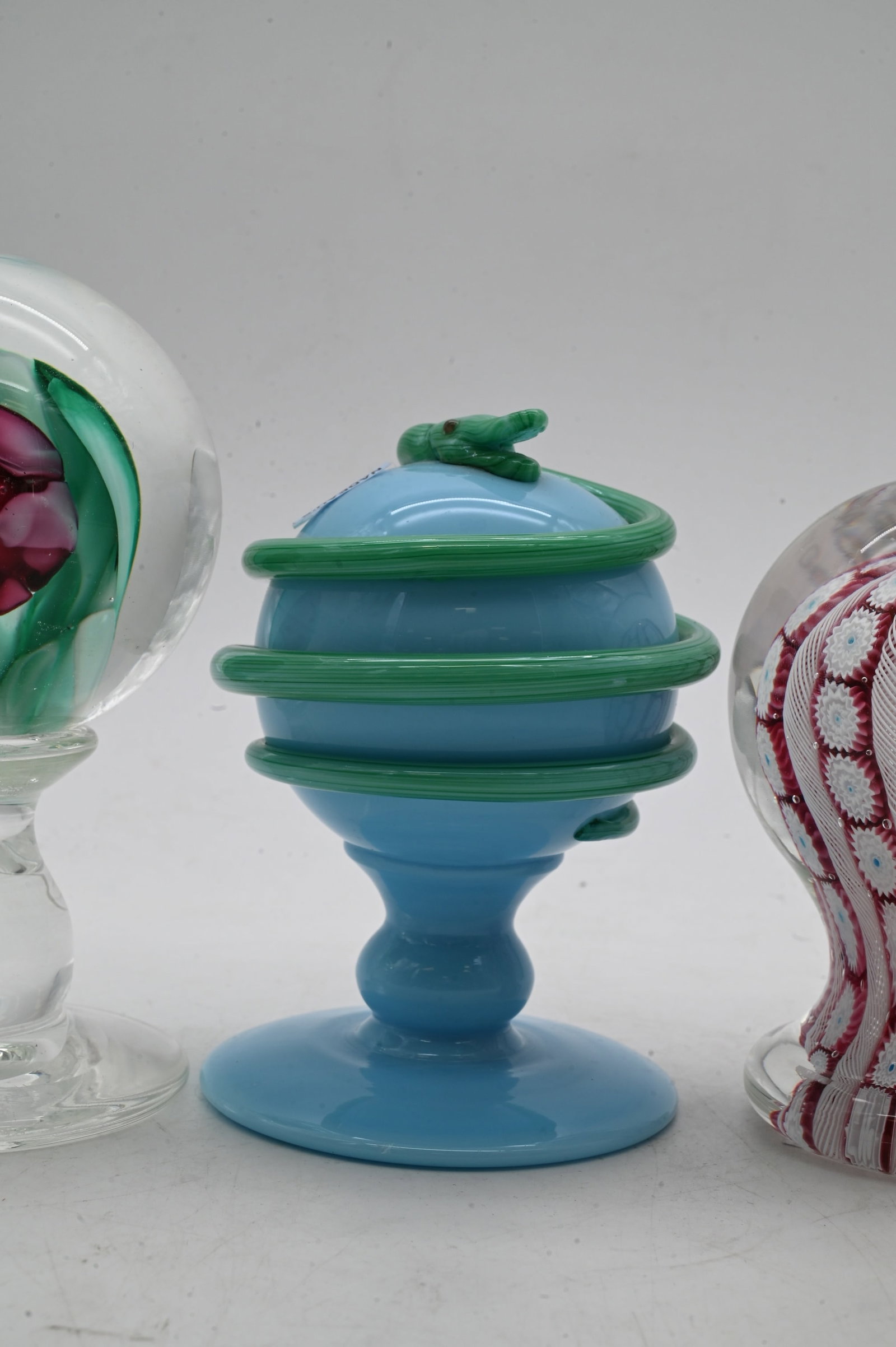 Six Art Glass Paperweights - 3
