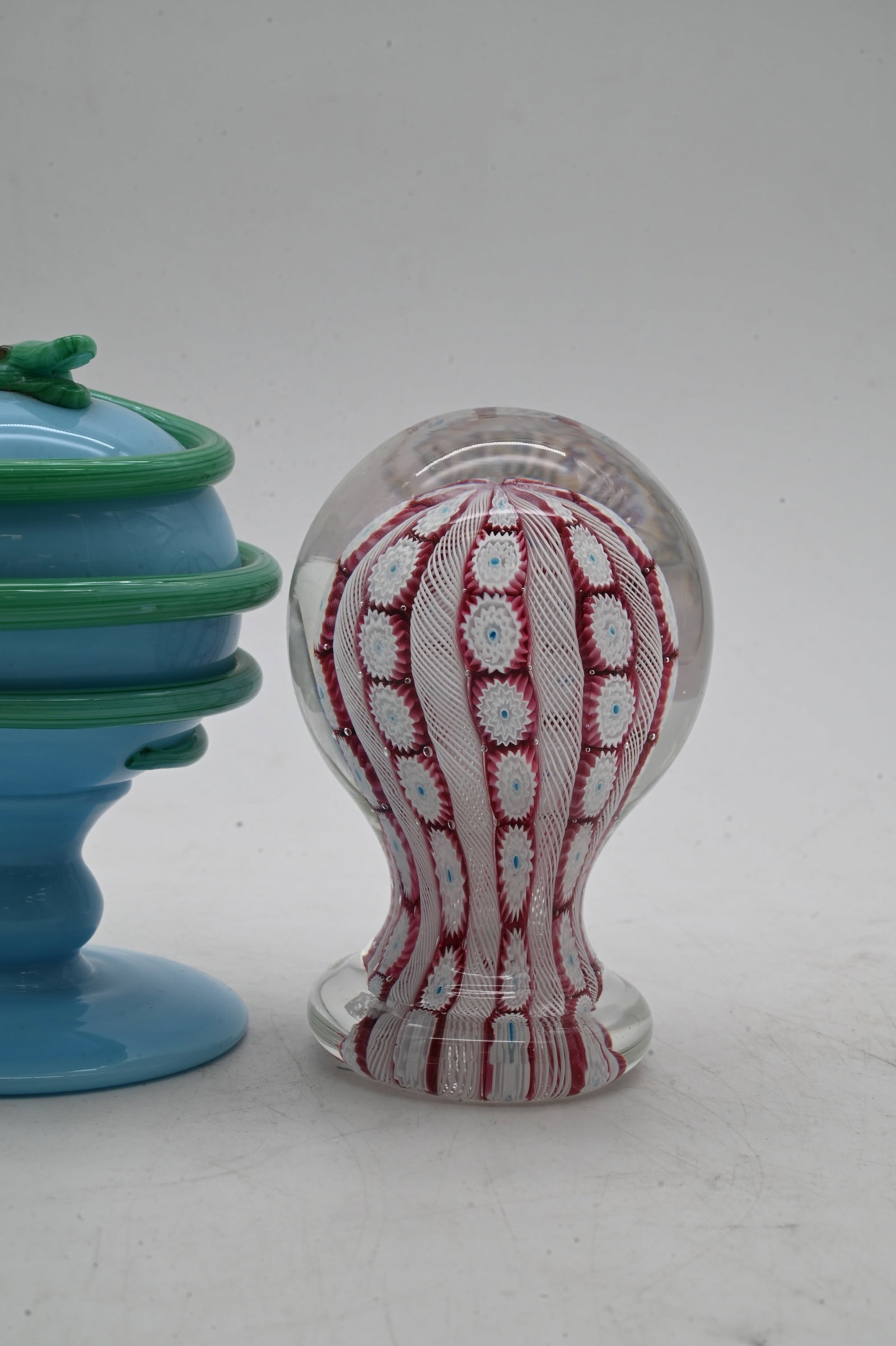 Six Art Glass Paperweights - 4