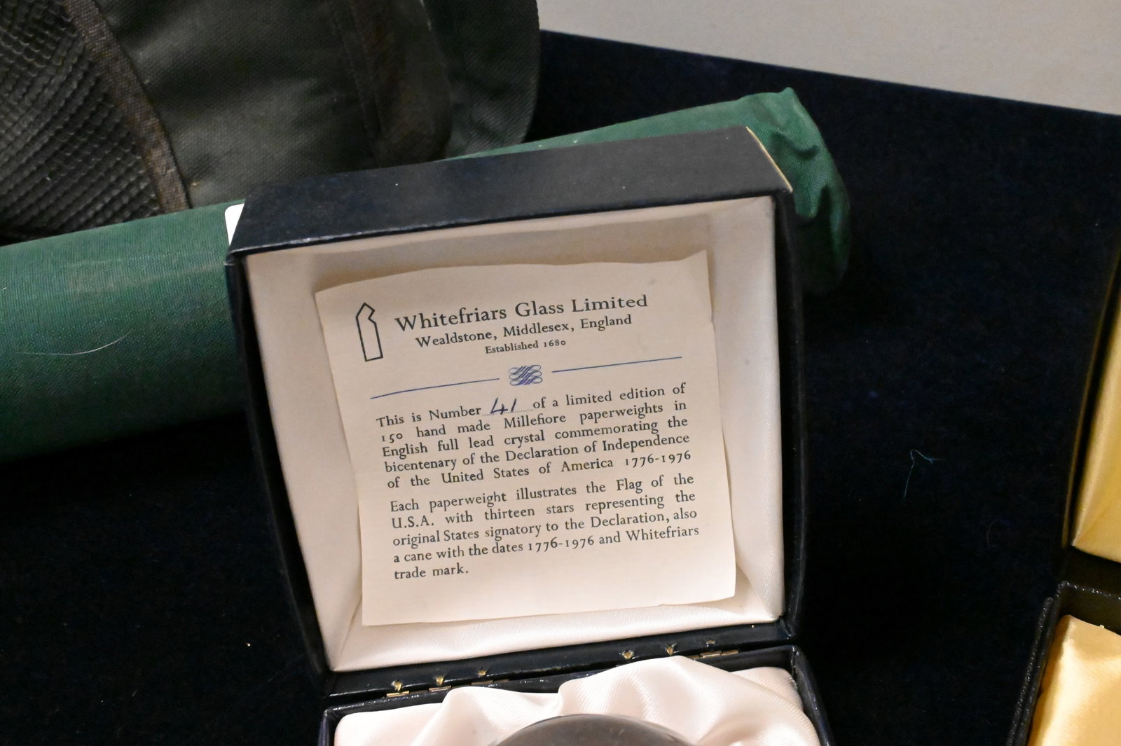 Six Art Glass Paperweights - 6