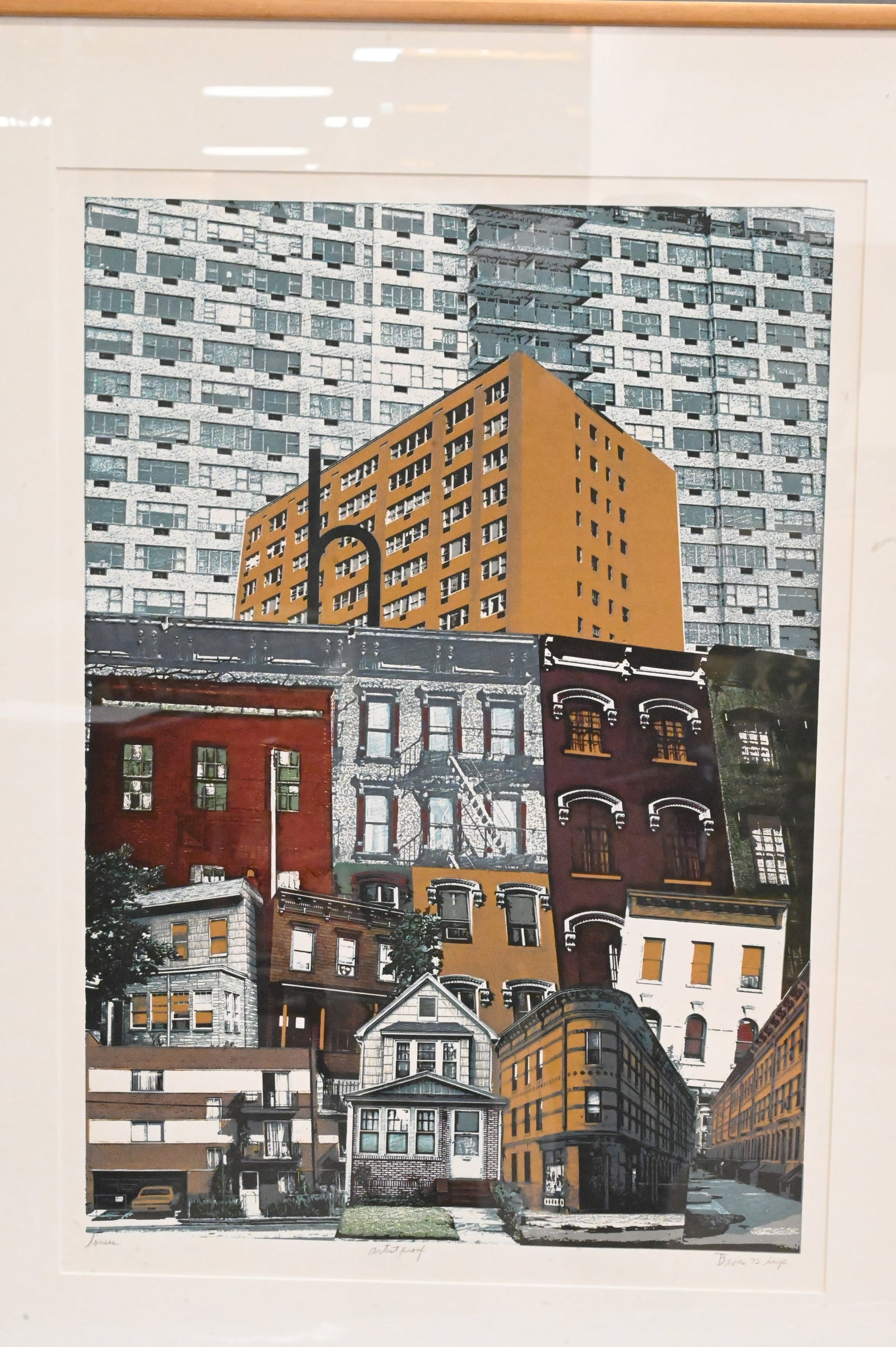 Two Framed Cityscapes - 2