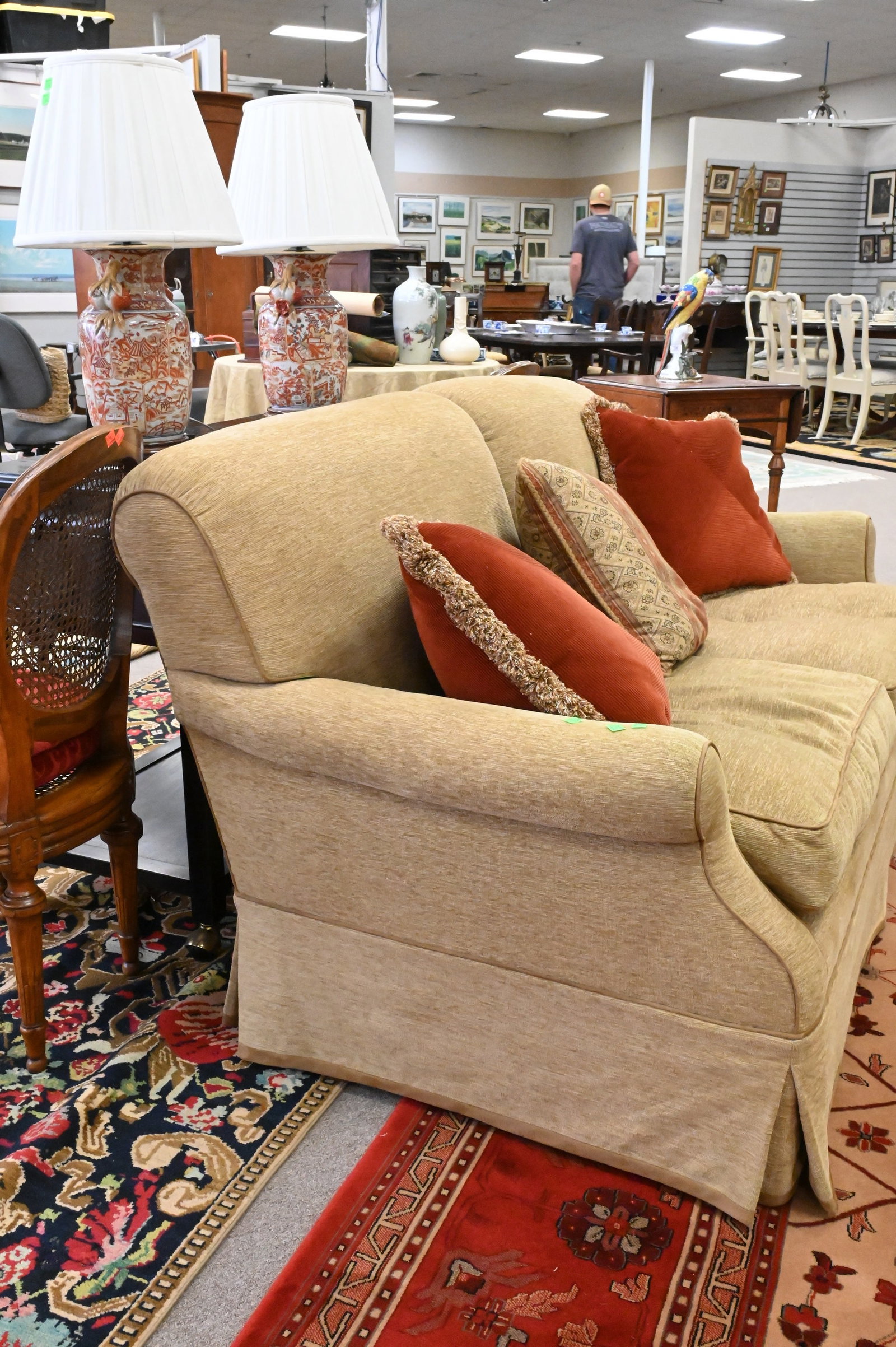 Custom Upholstered Down Filled Loveseat - 3