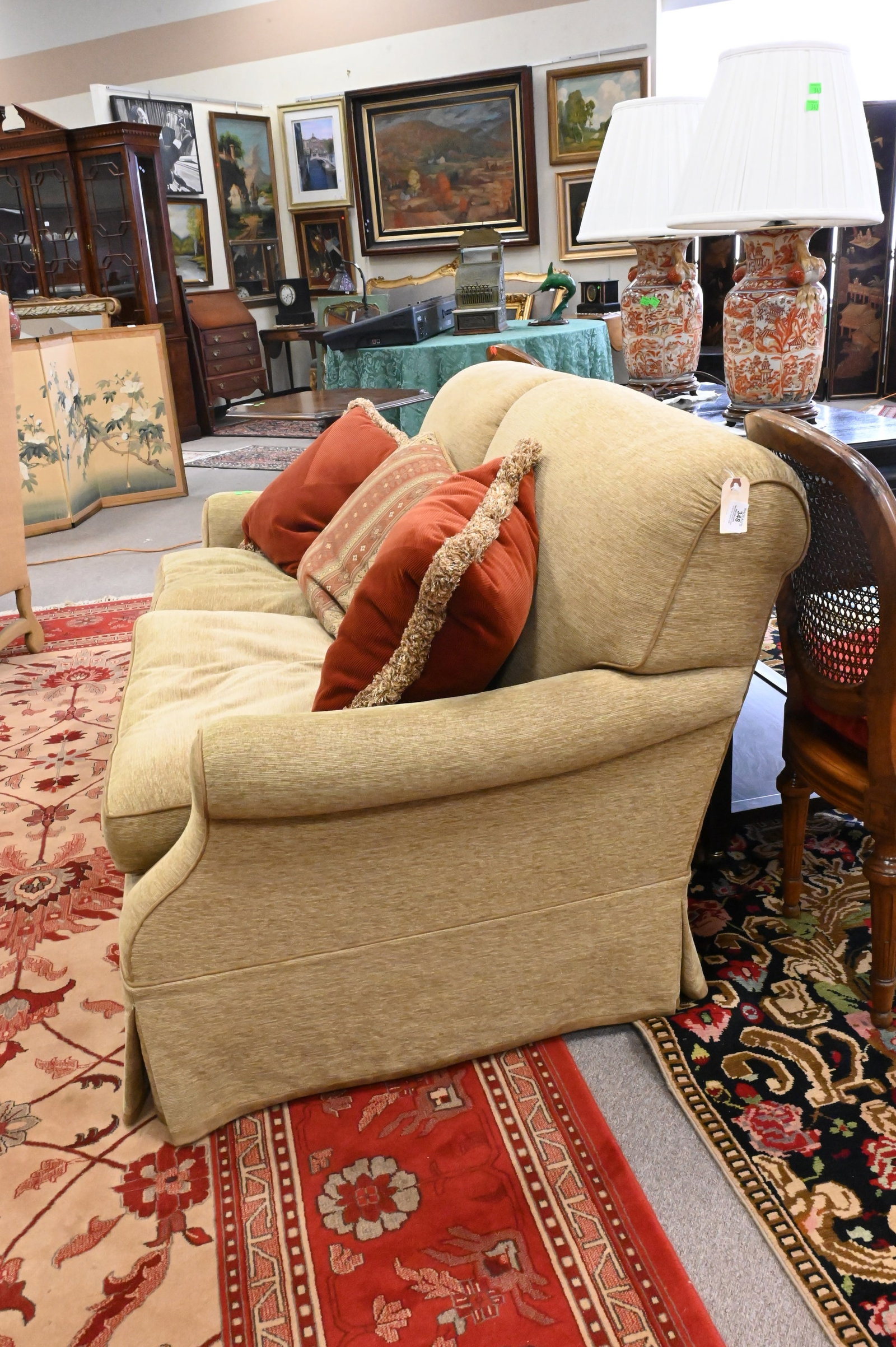 Custom Upholstered Down Filled Loveseat - 4