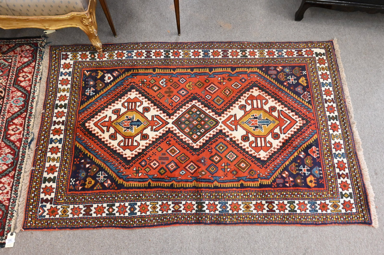 Two Oriental Throw Rugs - 3