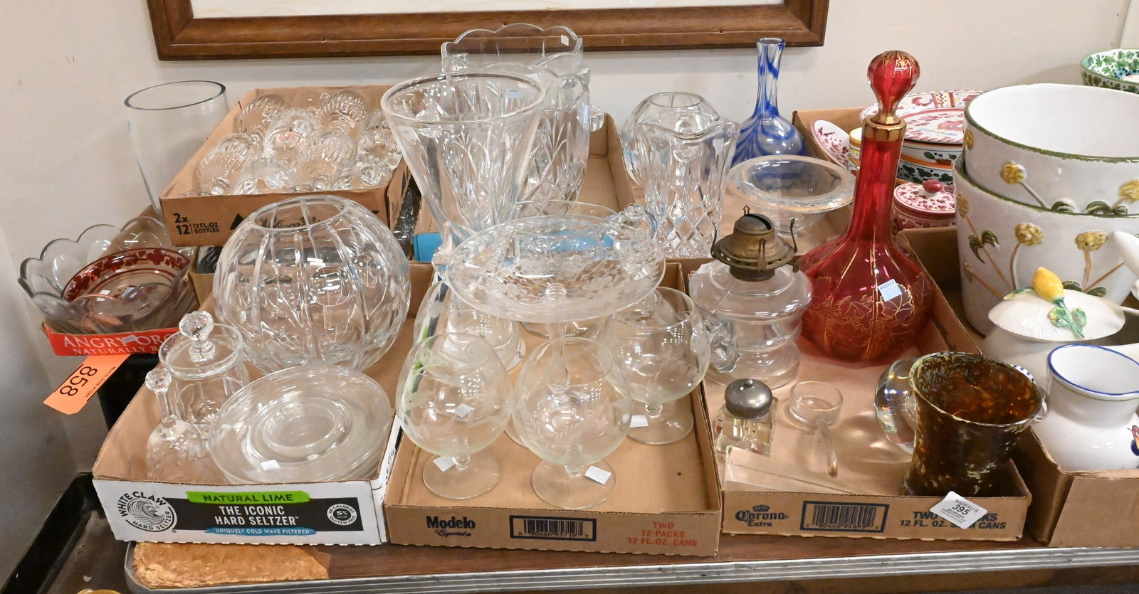 Six Box Lots of Assorted Glassware (1 of 9)