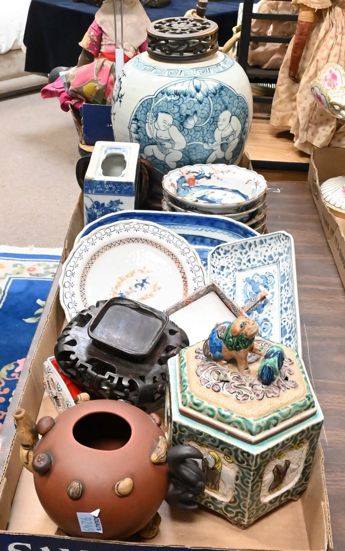 Two Box Lots of Chinese Ceramics (1 of 7)