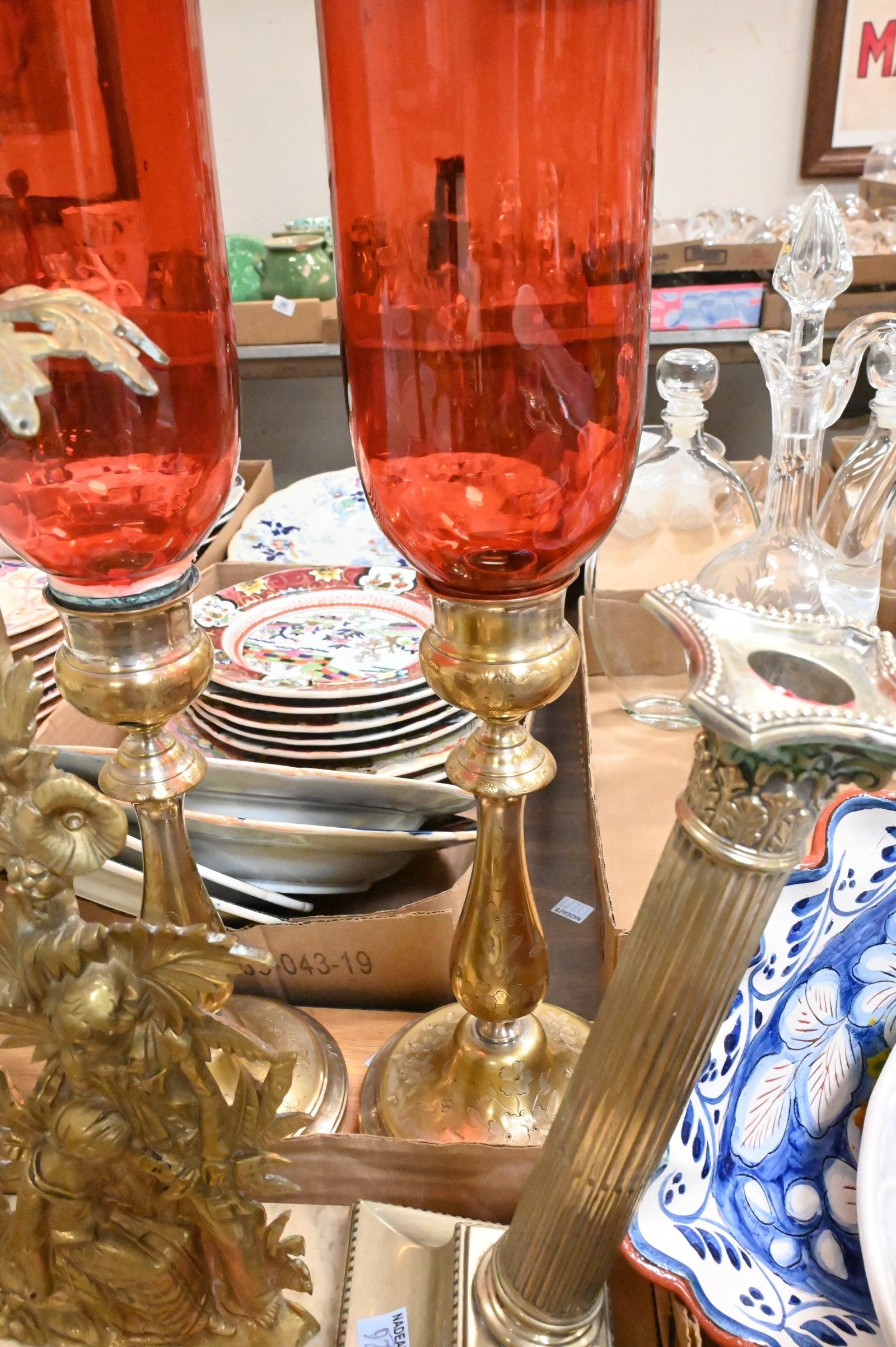 Nine Gorham and Other Silver Plated Candlesticks - 7