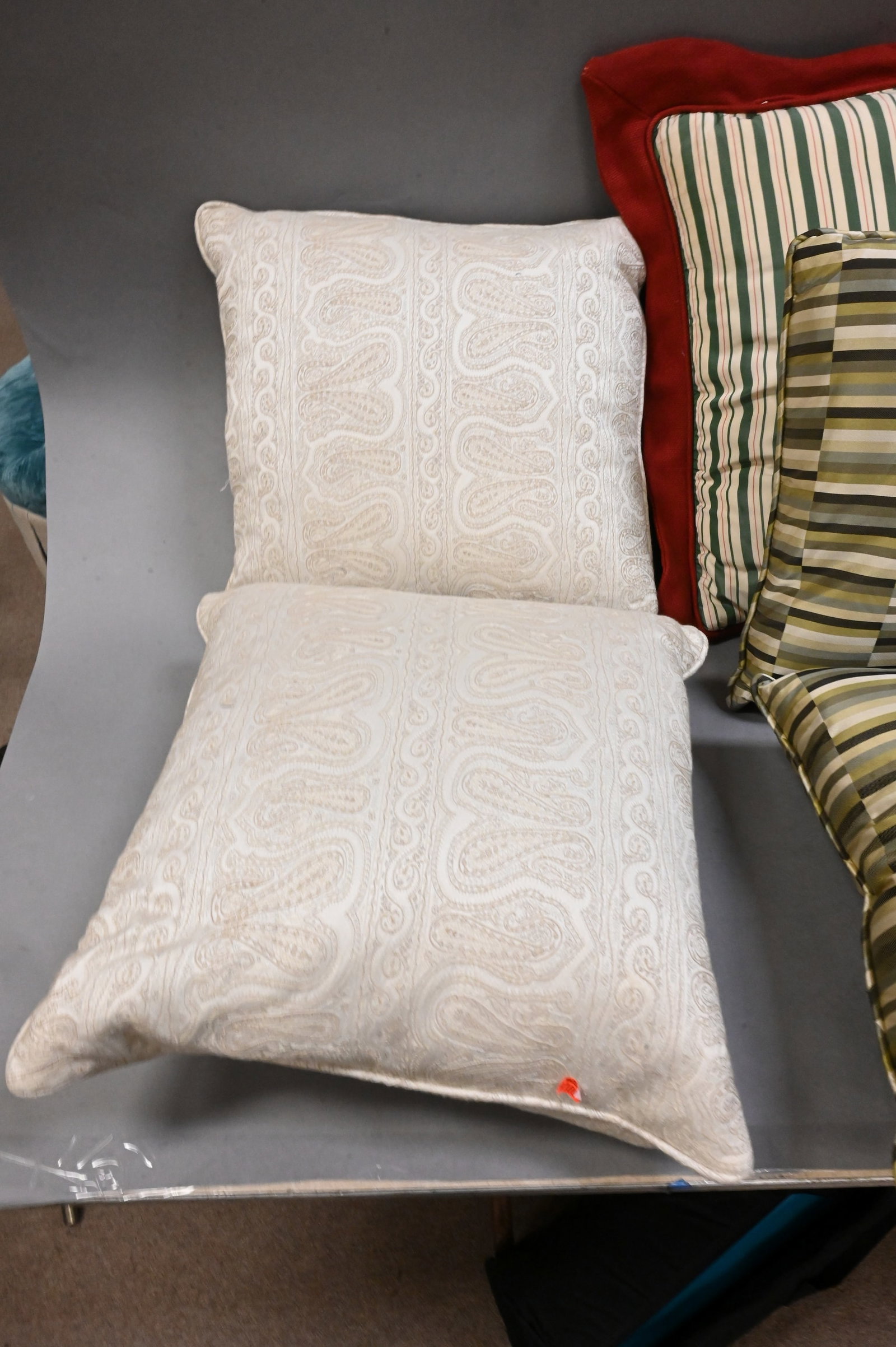 Eight Decorative Throw Pillows - 2