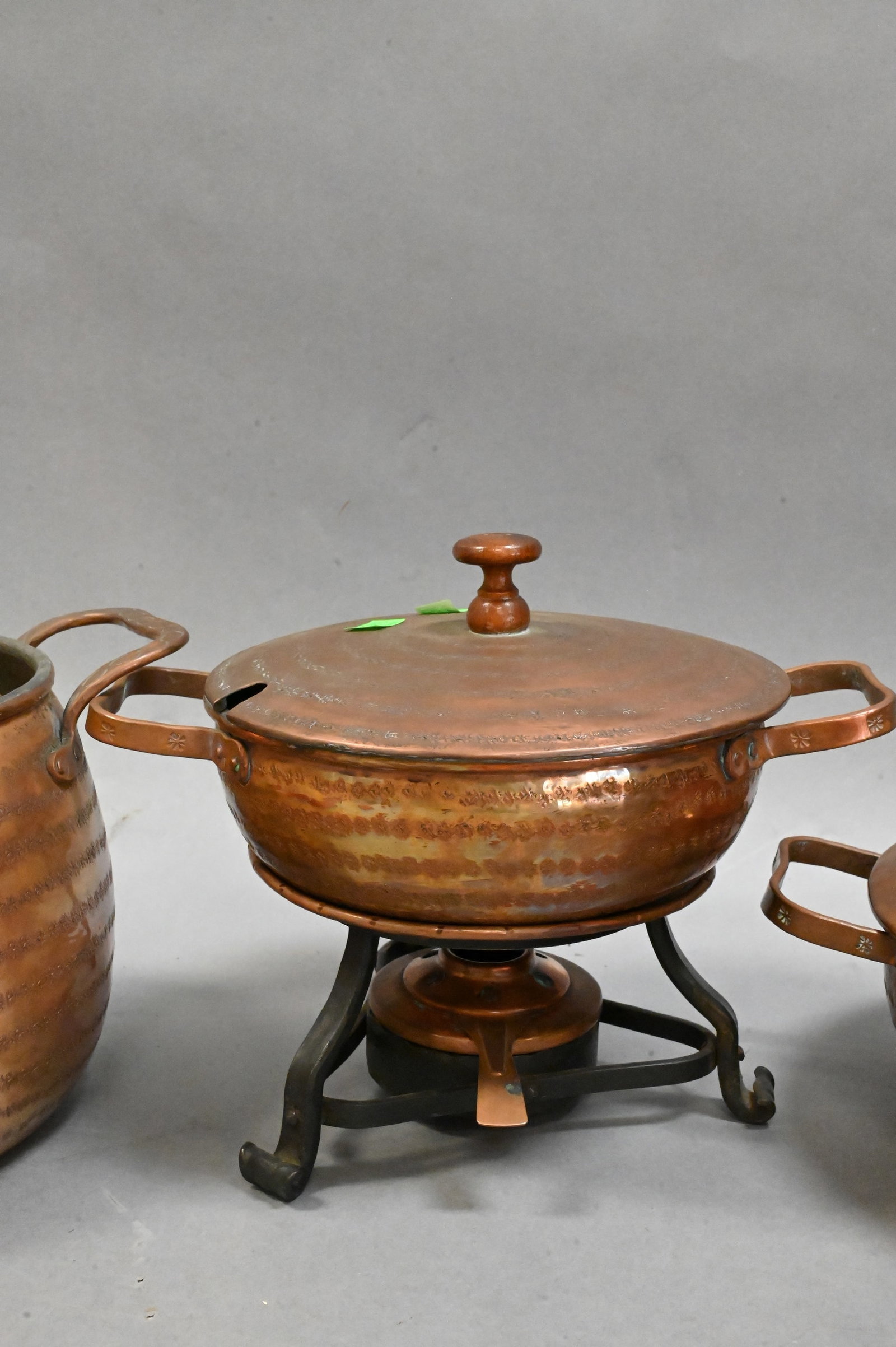 Copper Cookware Grouping - 2