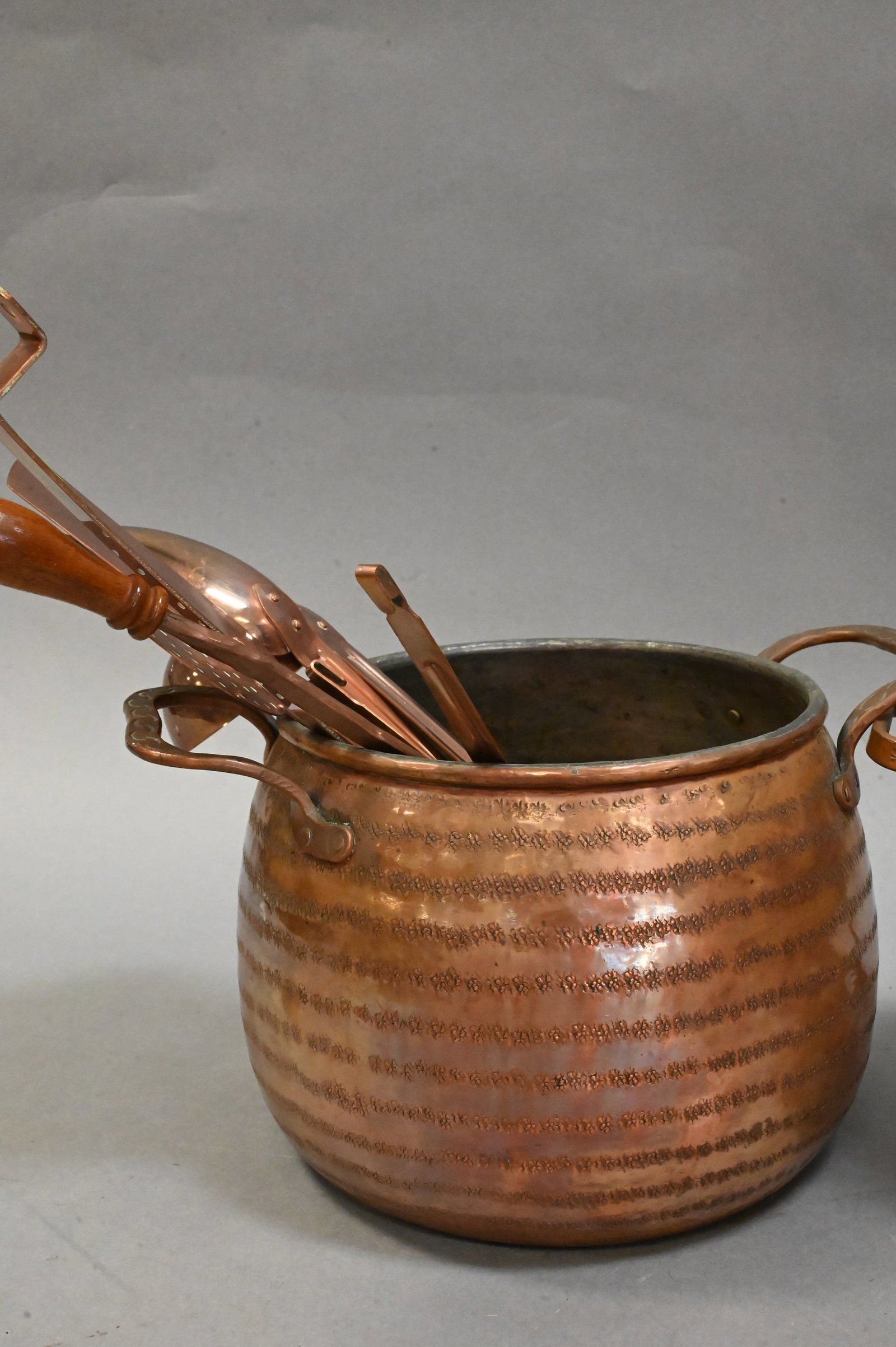 Copper Cookware Grouping - 3
