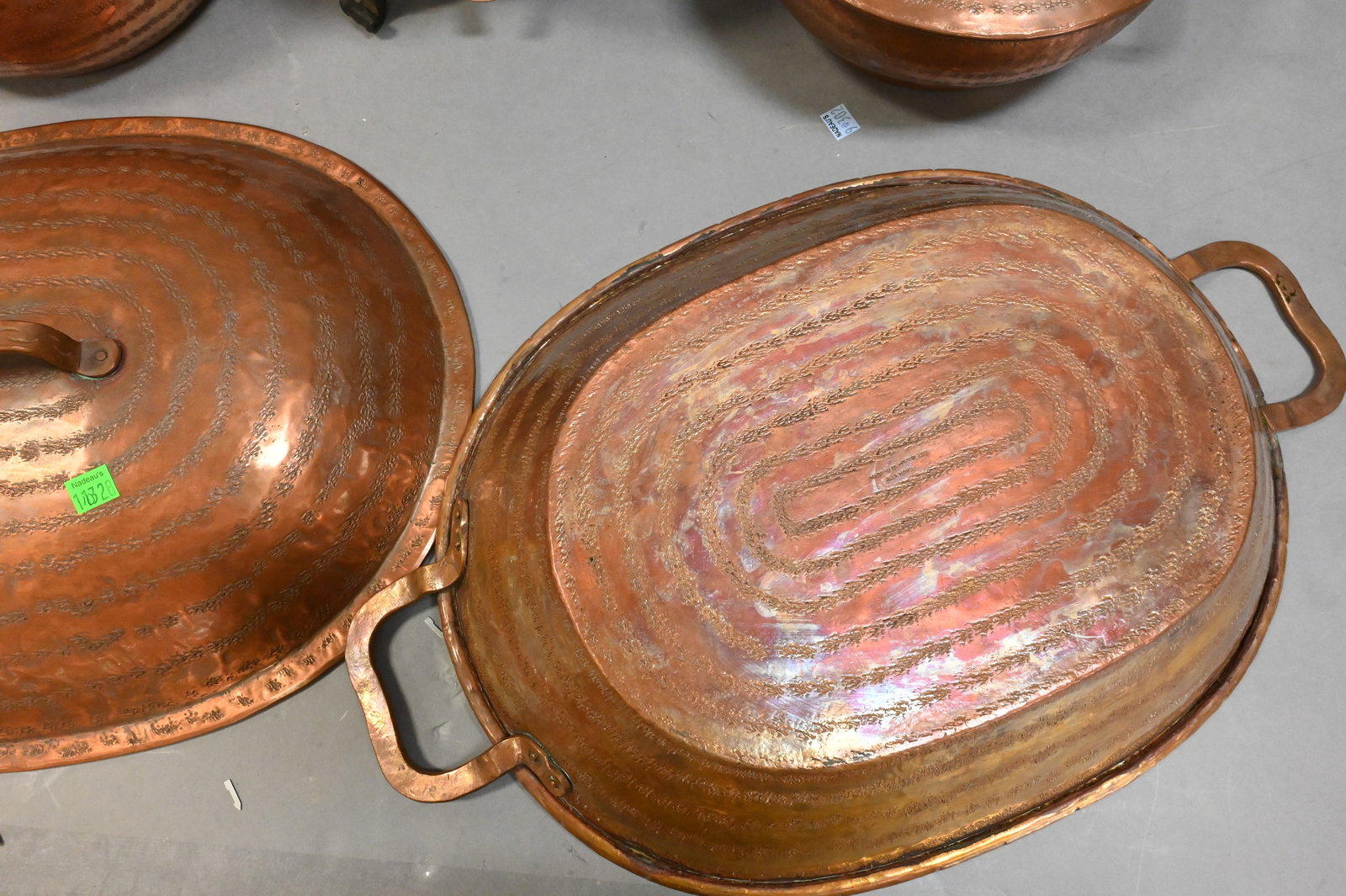 Copper Cookware Grouping - 7