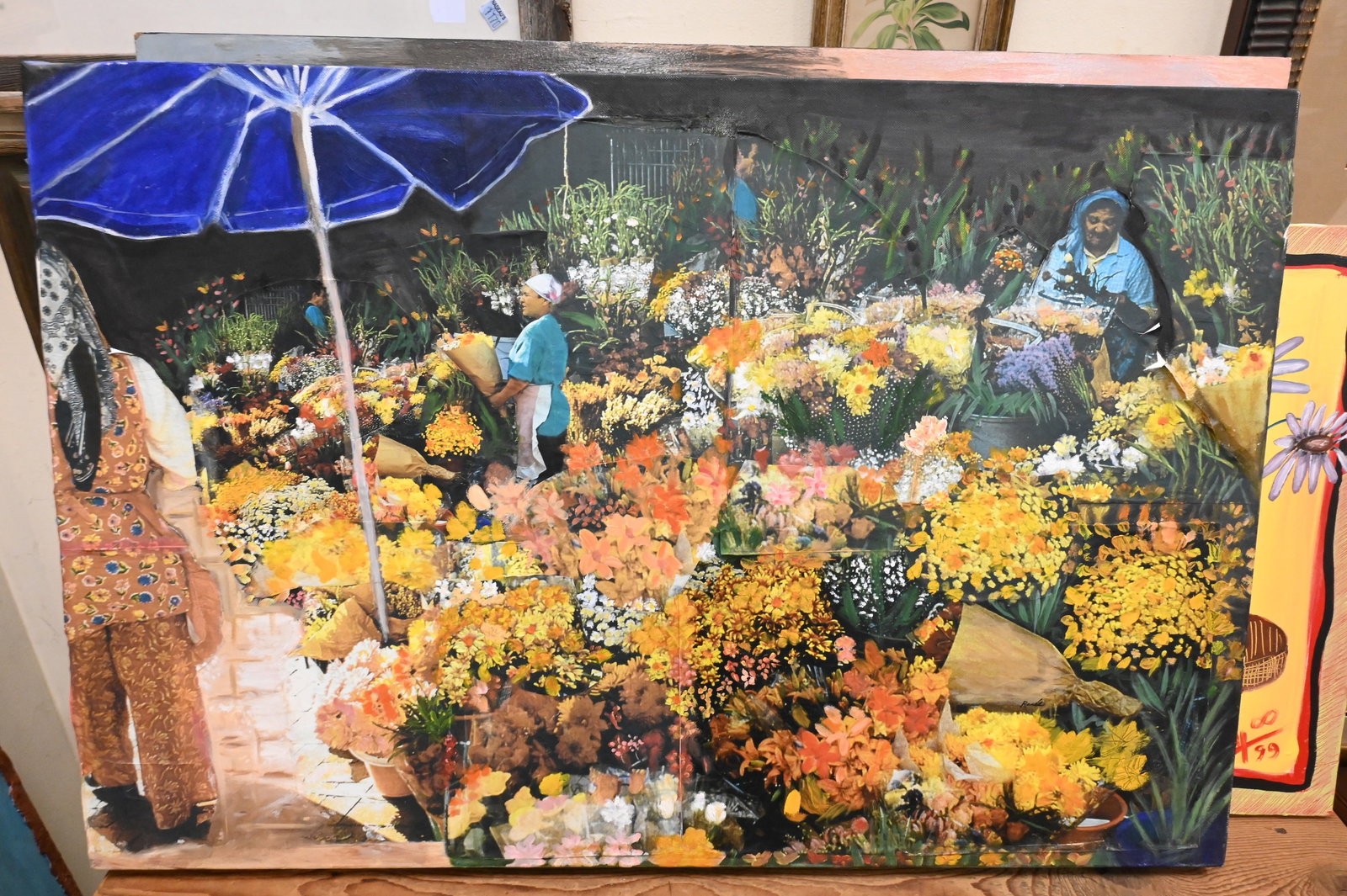 Large Decorative Framed Grouping - 17