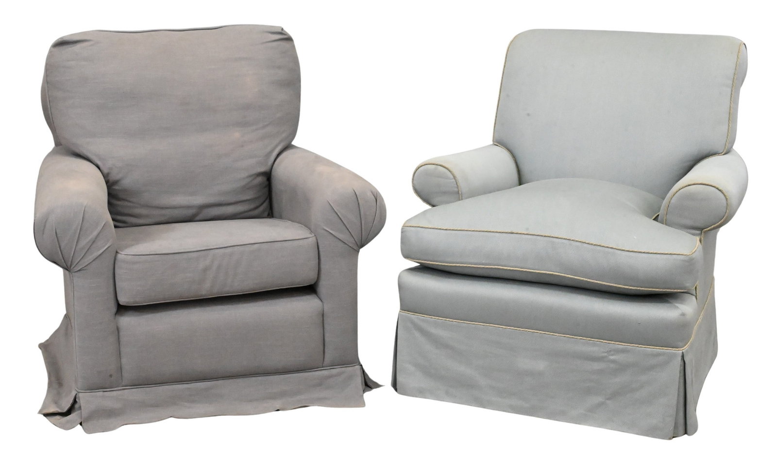 Three Upholstered Club Chairs (1 of 4)