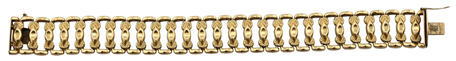 18k Yellow Gold Link Bracelet (1 of 3)