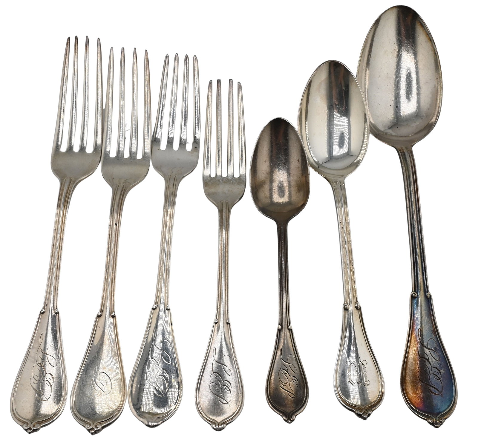 18 Piece Gorham Sterling Silver Partial Flatware Set in Cottage Pattern (1 of 6)