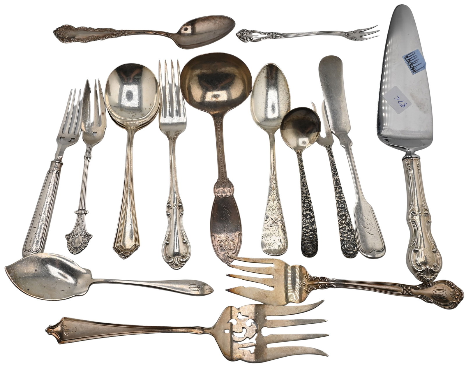 Approximately 17 Piece Sterling Silver Group (1 of 6)