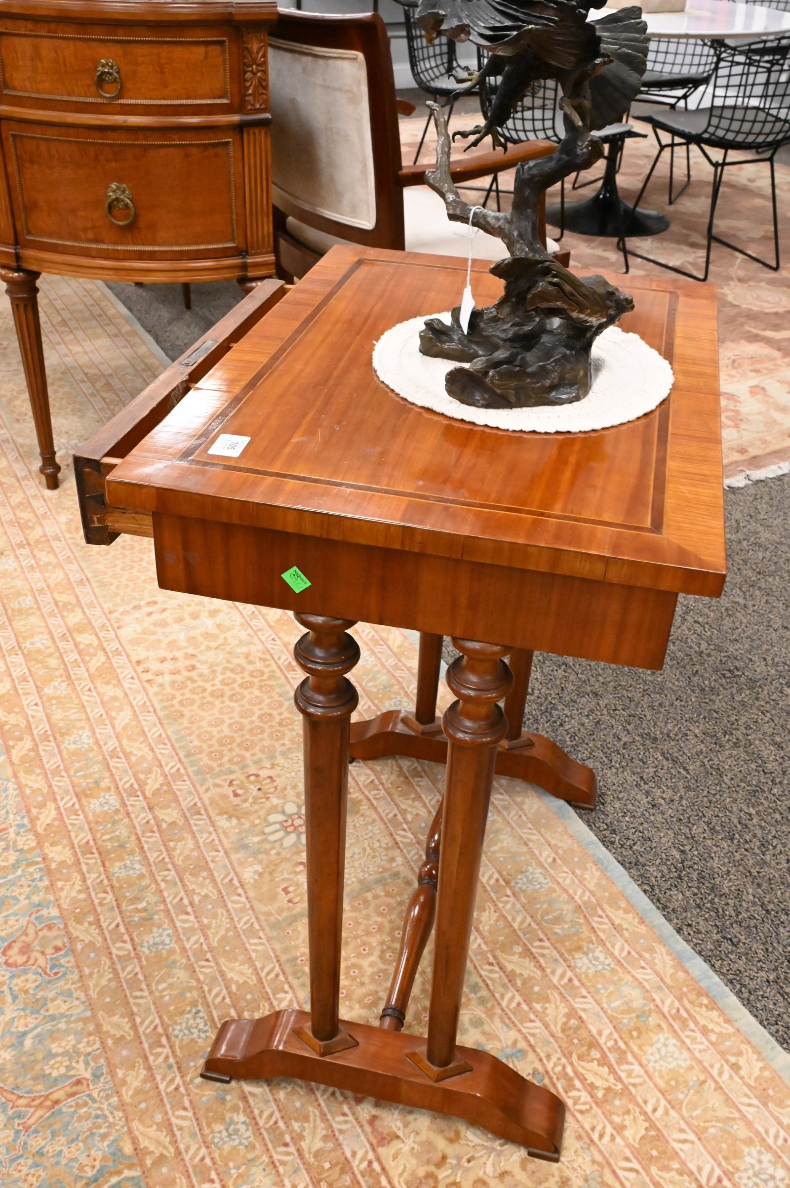 Biedermeier Table having Inlaid Top - 4