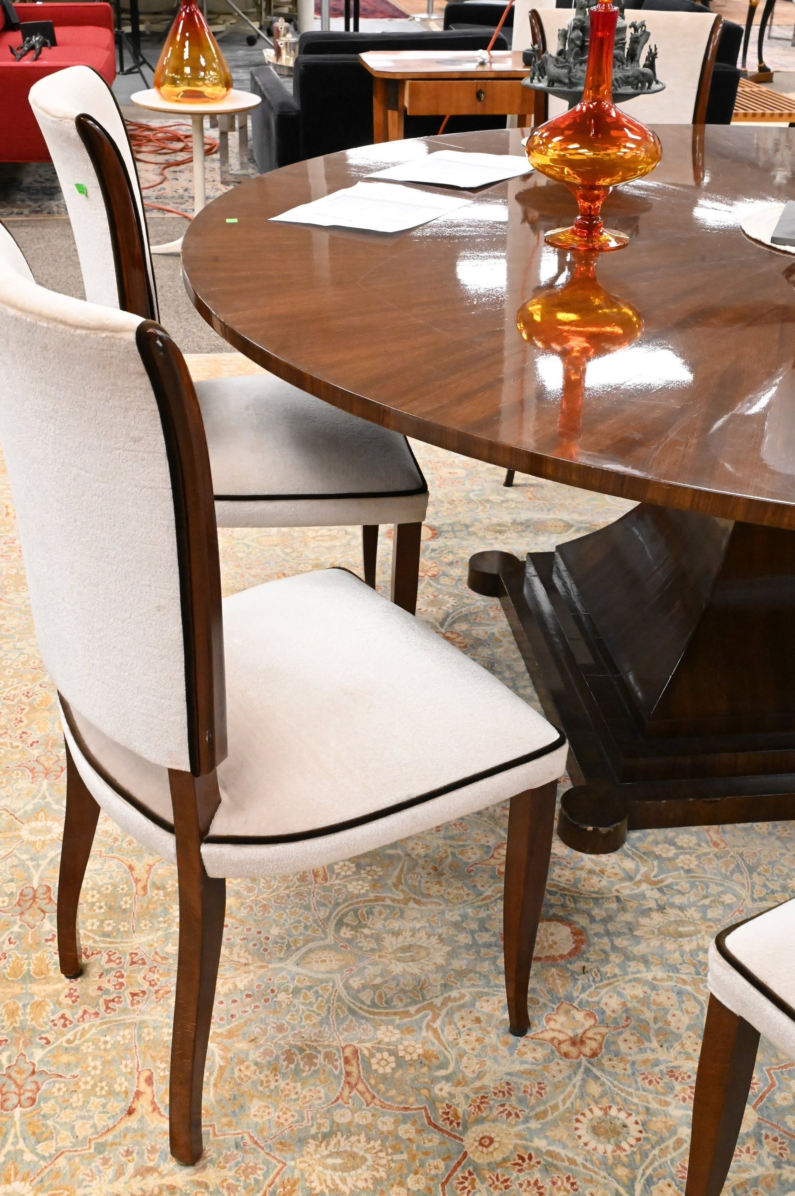 Eight Biedermeier Style Dining Chairs - 5