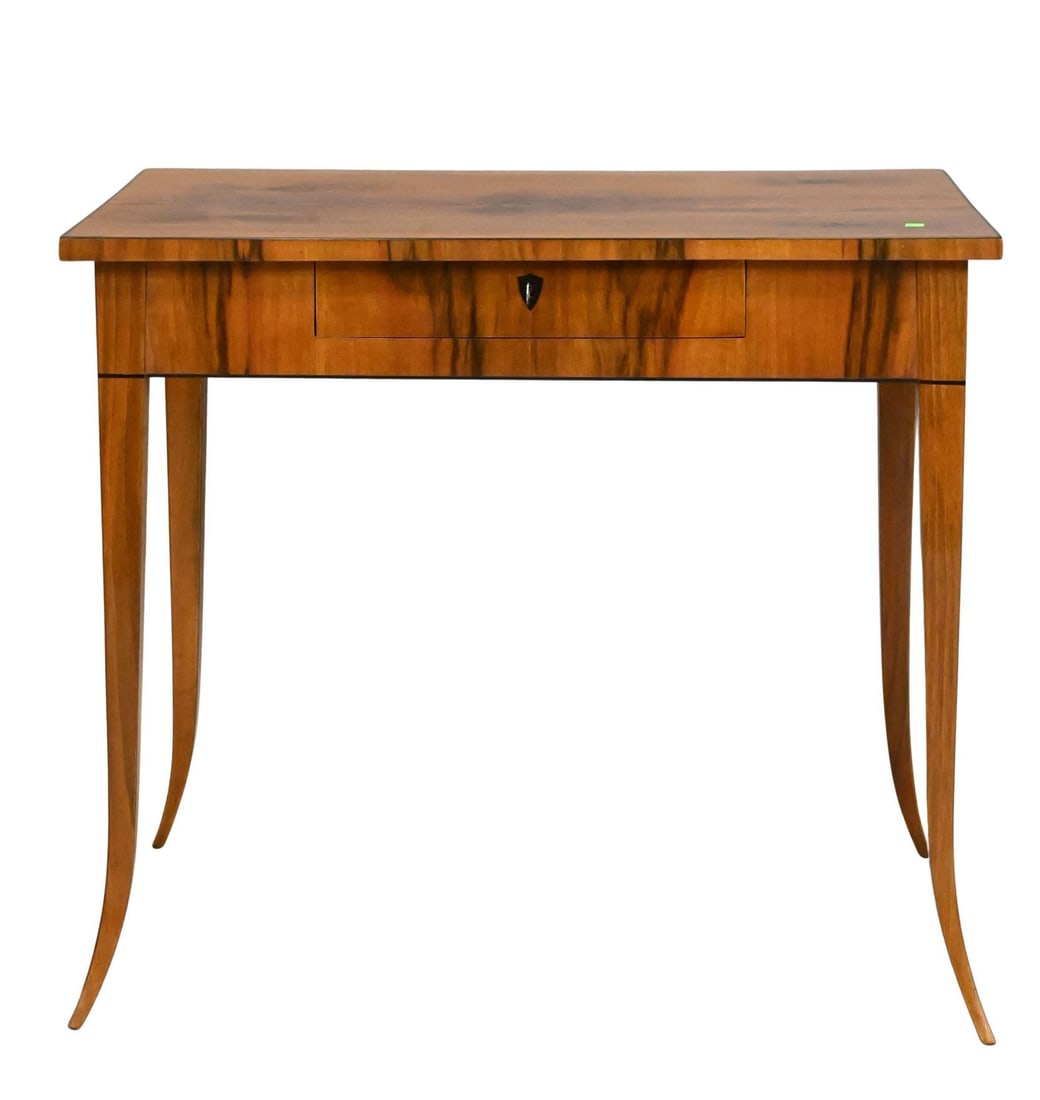 Walnut Biedermeier Writing Table (1 of 4)