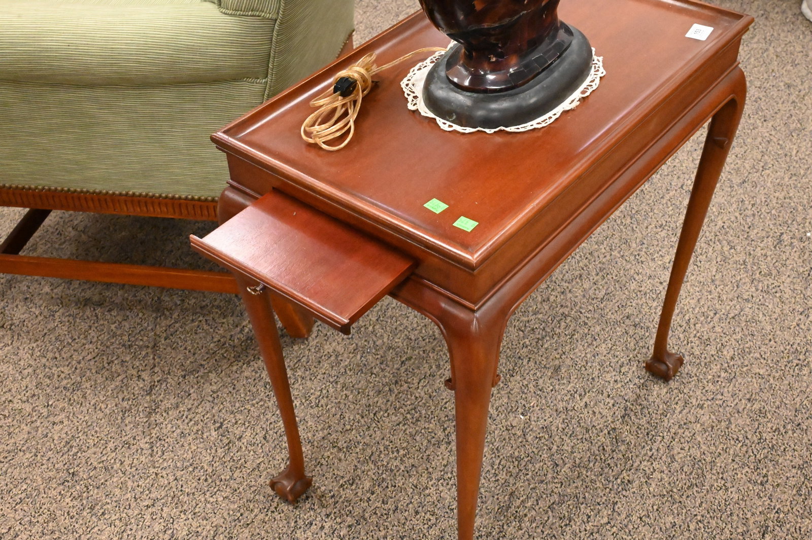 Margolis Bench-Made Chippendale Style Tea Table - 4