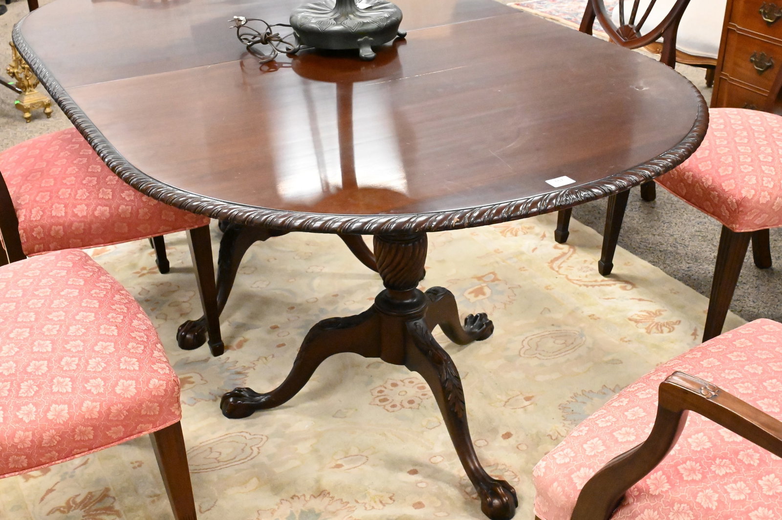 Custom Mahogany Dining Table - 2