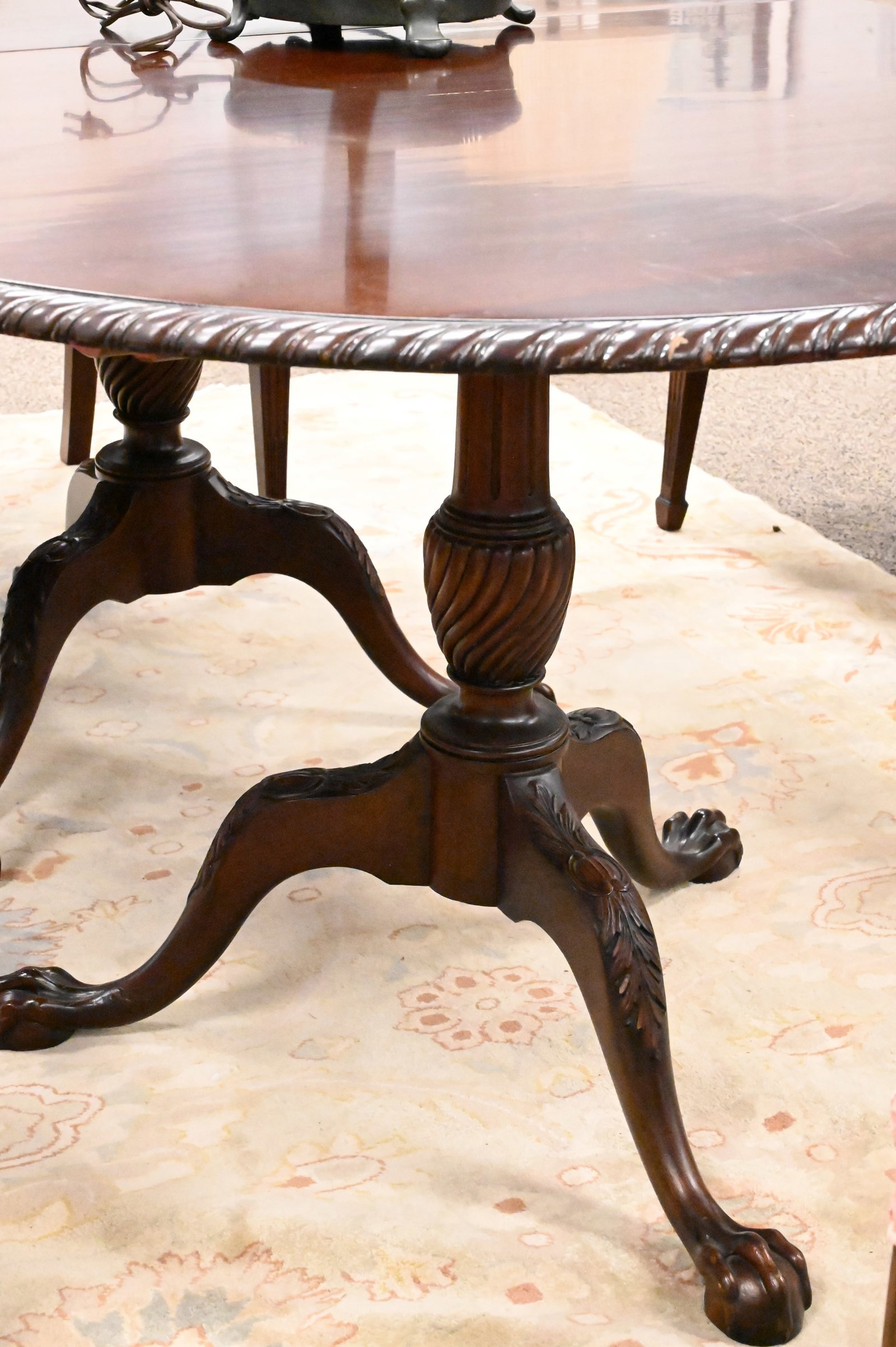 Custom Mahogany Dining Table - 3