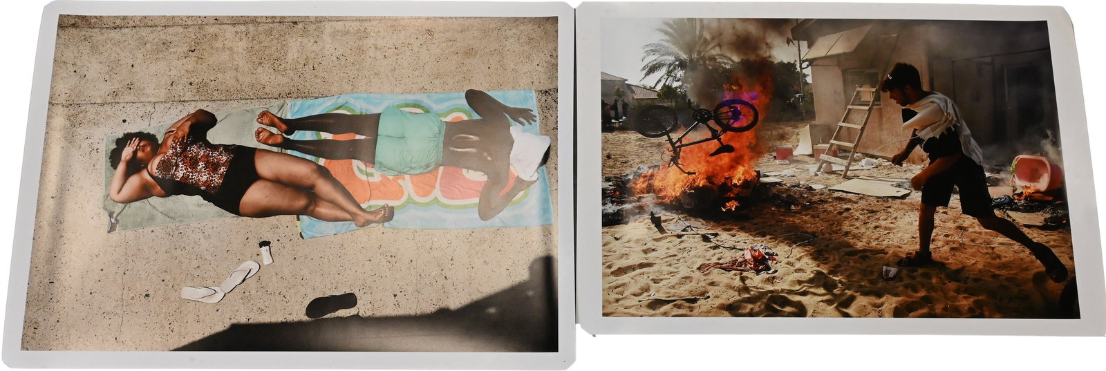 Group of 13 Spencer Platt (American B.1970) Photojournalism Prints: Group of 13 Spencer Platt (American B.1970) Photojournalism Prints each unframed and rolled photo lithographs most signed on verso S.P. 22" x 32" each Provenance: Property sold to Benefit the Museum