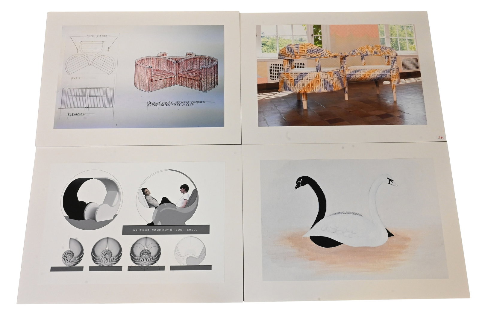Collection of Westport Art Center Exhibition Prints and Ephemera: Collection of Westport Art Center Exhibition Prints and Ephemera Group of 24 exhibition prints from the Westport Art Center, featuring examples including "Tete-a-Tete: Reinventing the Conversation