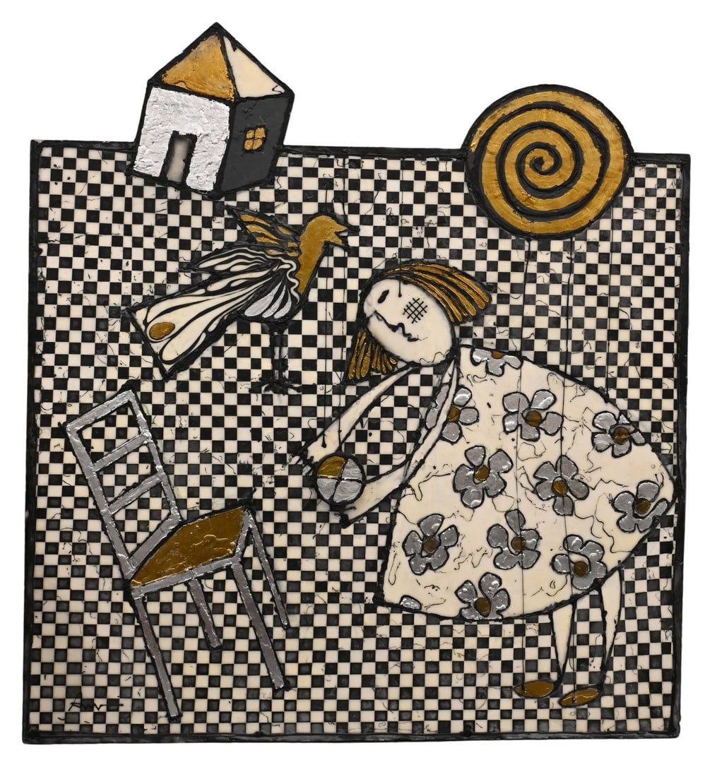Post-War Outsider Art Wall Relief (1 of 7)