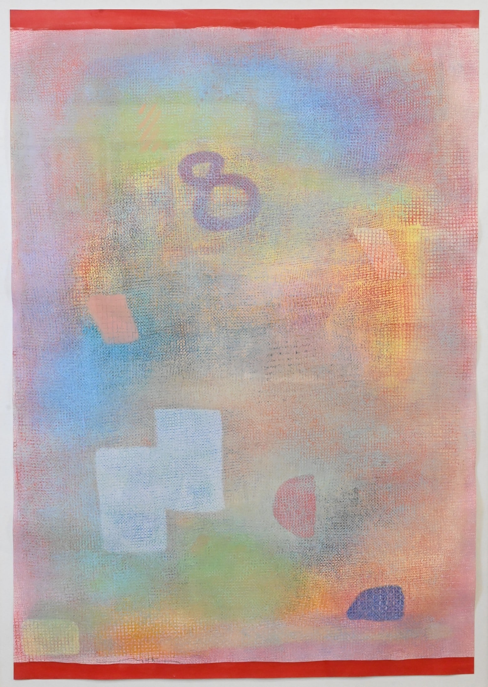 Robert Natkin (American 1930-2010): Robert Natkin (American 1930-2010) Bern Series, 1982 Acrylic on paper Signed lower left Natkin 41" x 28" sheet