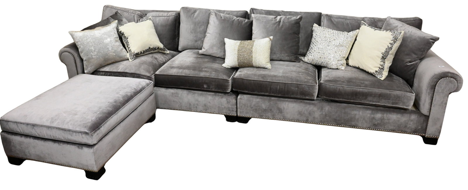 Ralph Lauren Two Part Upholstered Sofa (1 of 6)