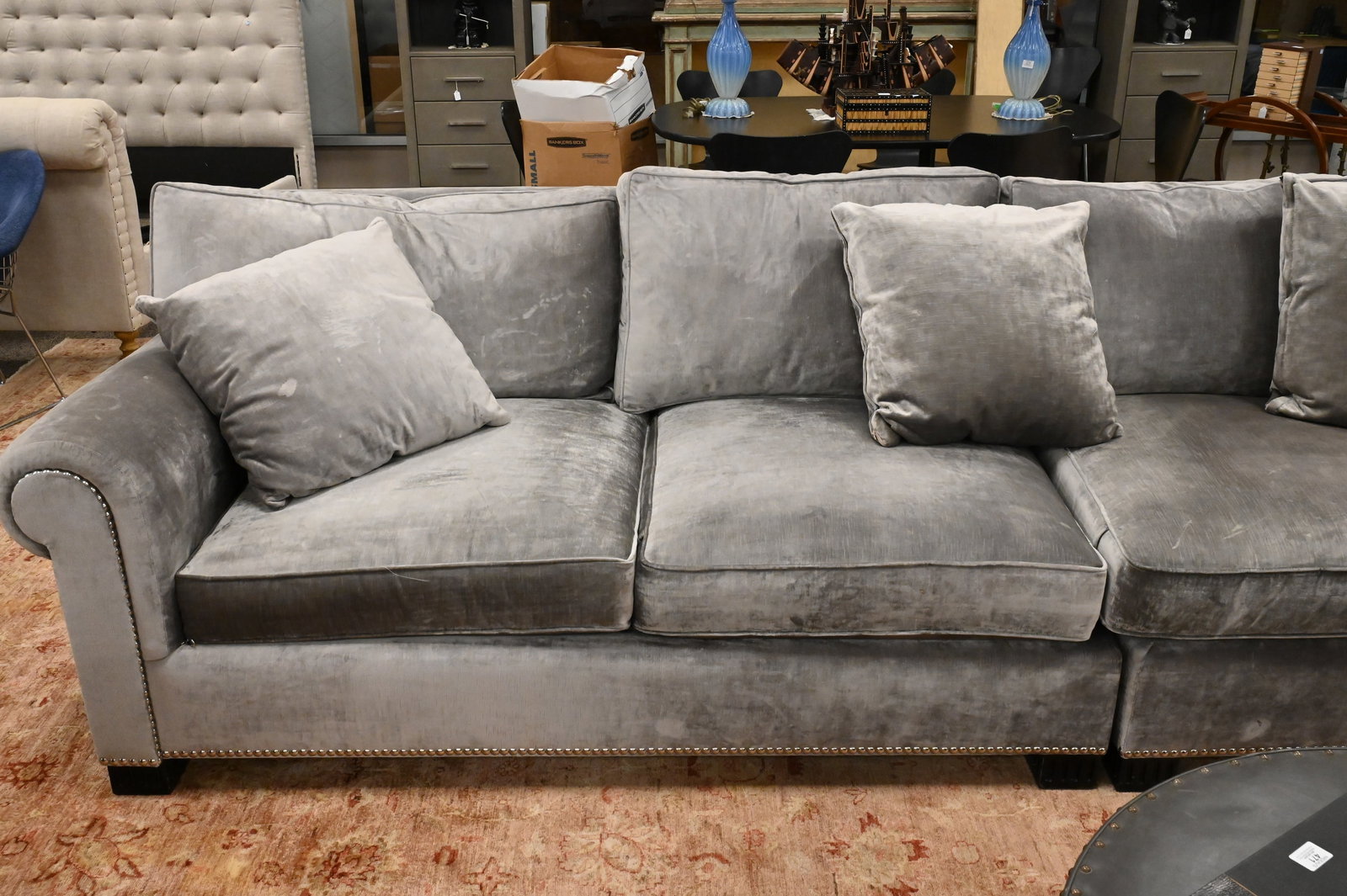 Ralph Lauren Jamaica II Sofa along with Ottoman - 2