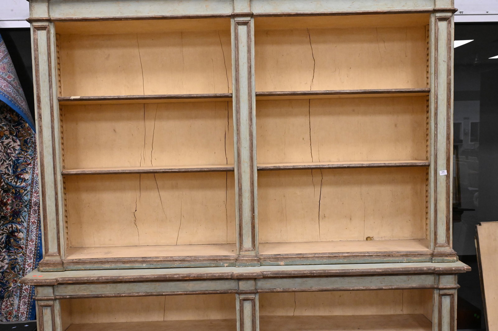 Custom Continental Style Two Part Bookcase - 4