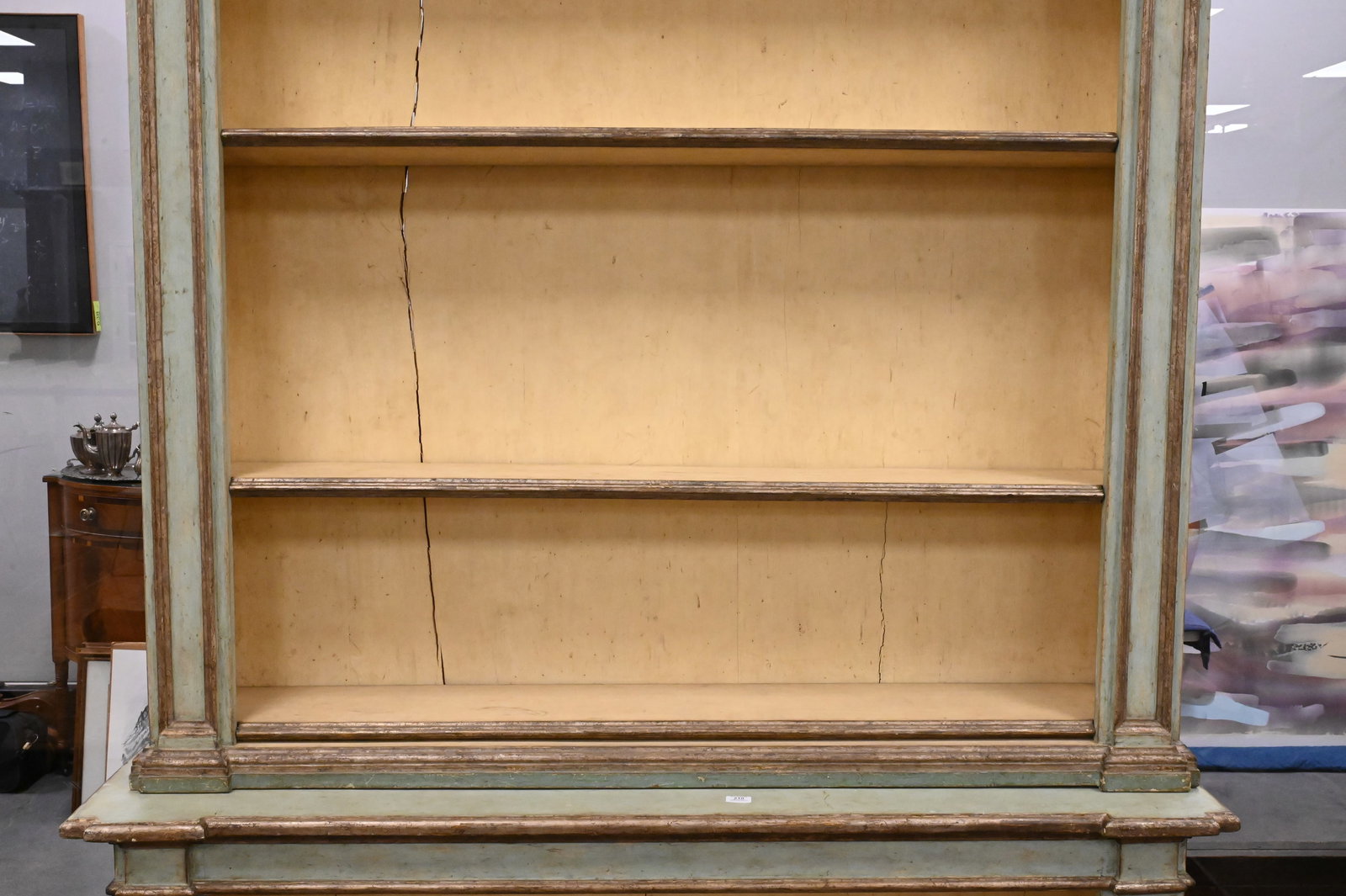 Custom Continental Style Two Part Bookcase - 4