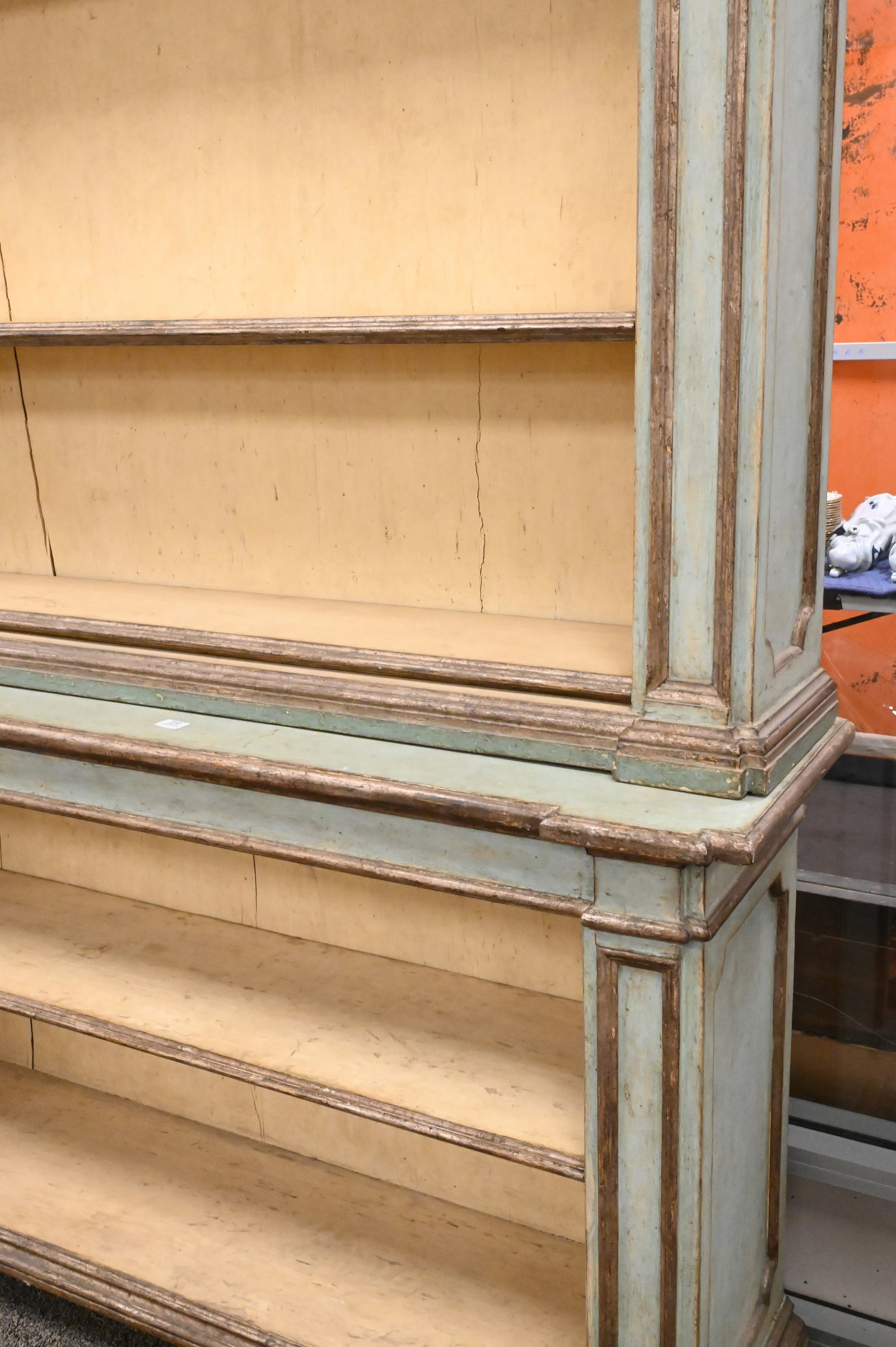 Custom Continental Style Two Part Bookcase - 5