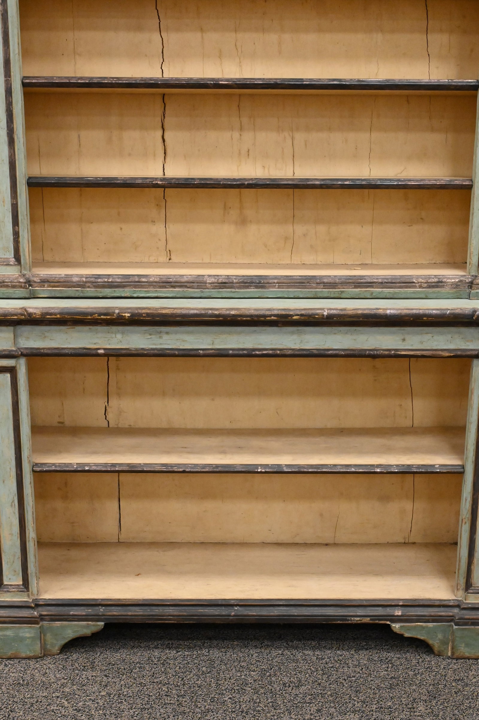 Two Custom Continental Style Two Part Bookcase - 2