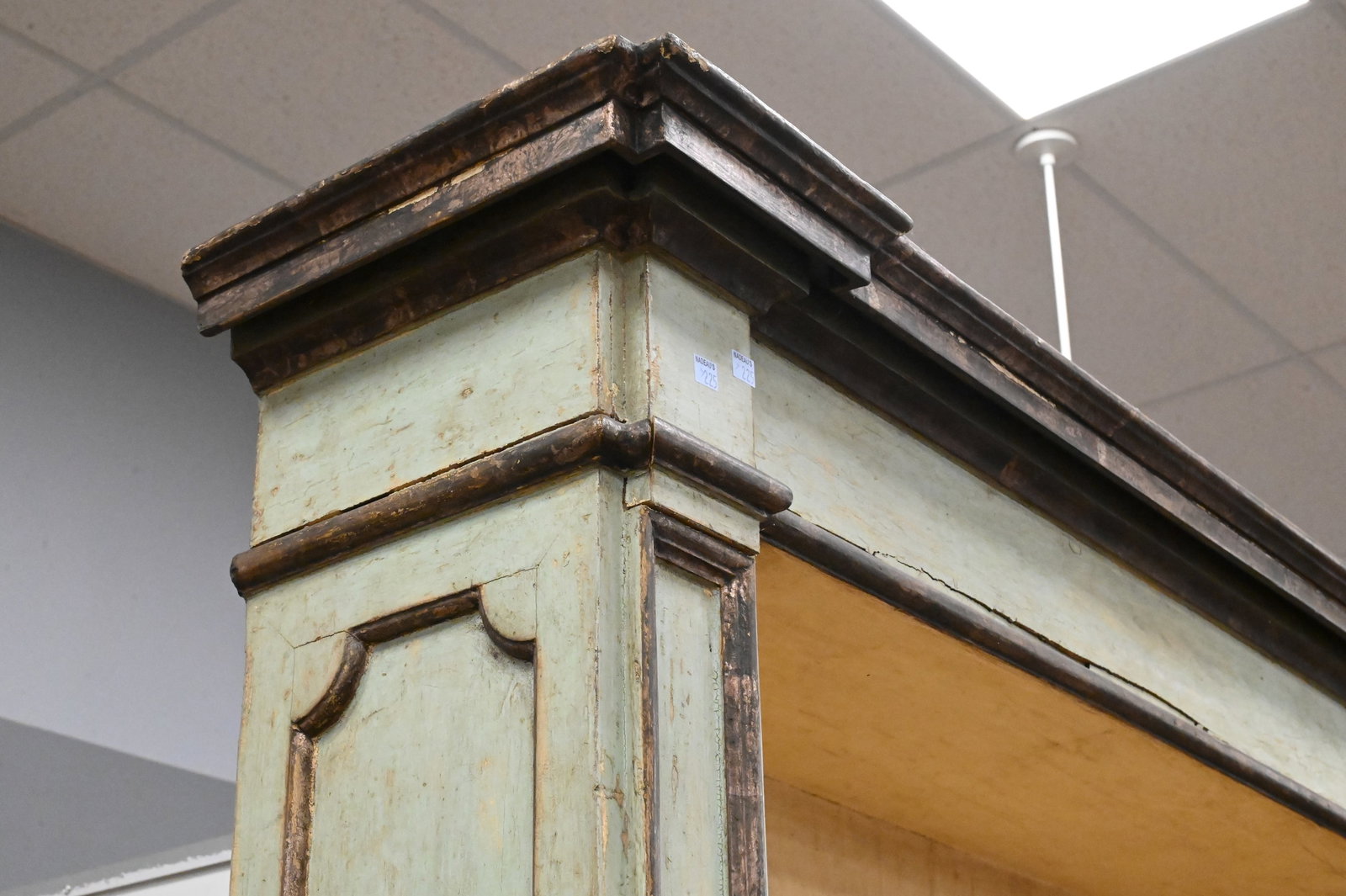 Two Custom Continental Style Two Part Bookcase - 4