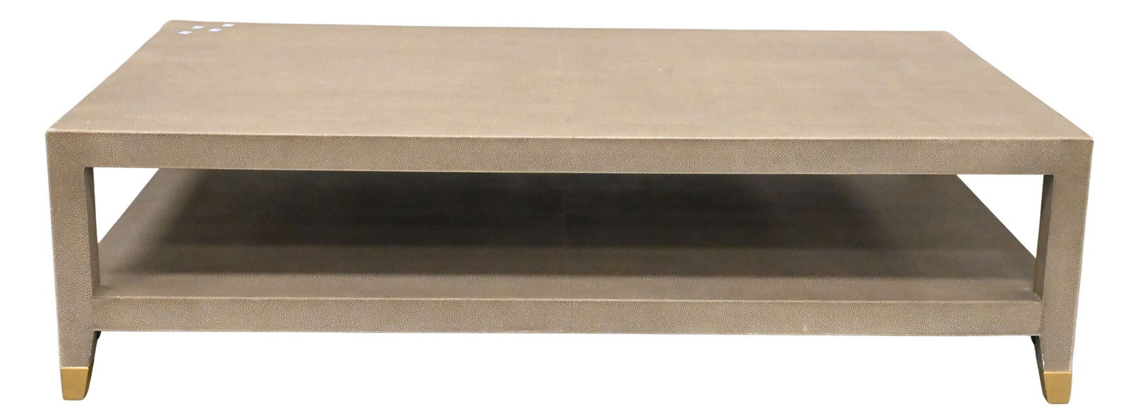 Restoration Hardware "Graydon" Shagreen Coffee Table (1 of 4)