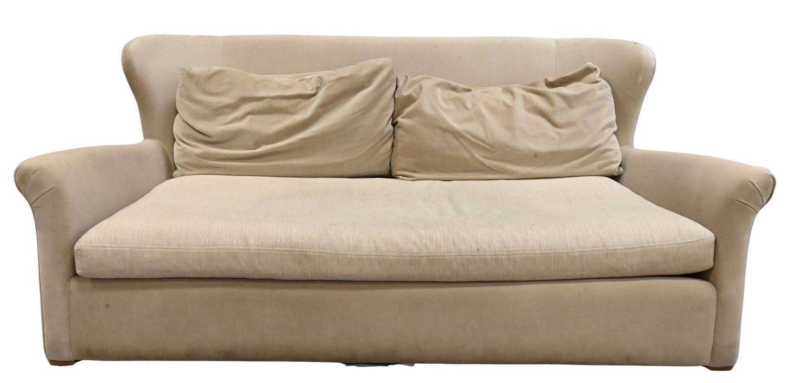 Restoration Hardware "Belgian Wingback" Upholstered Sofa (1 of 4)