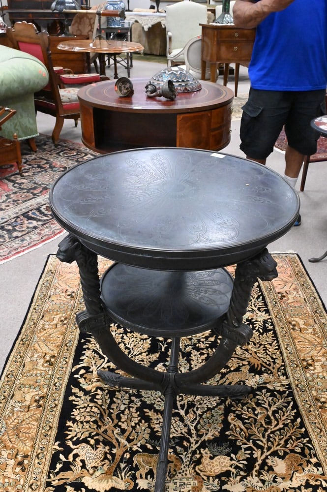 Bronze Round Table - 2