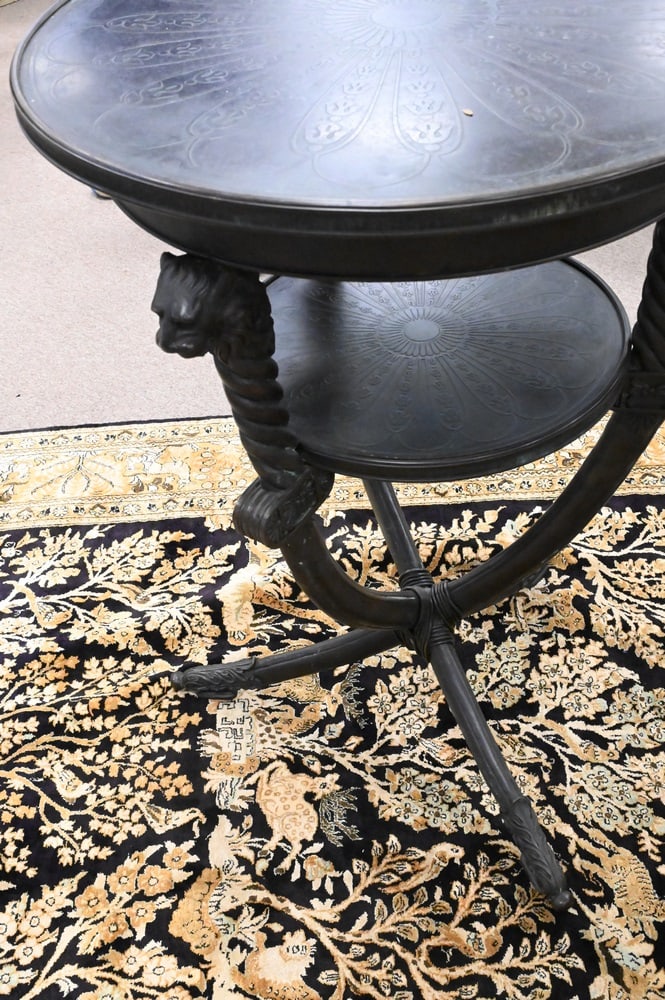 Bronze Round Table - 4