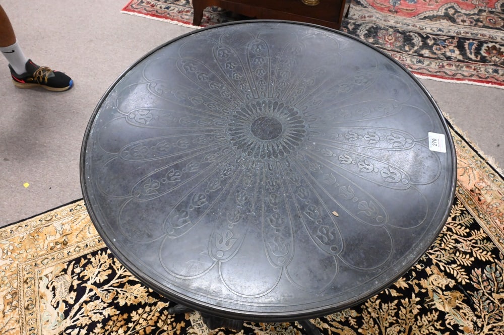 Bronze Round Table - 5