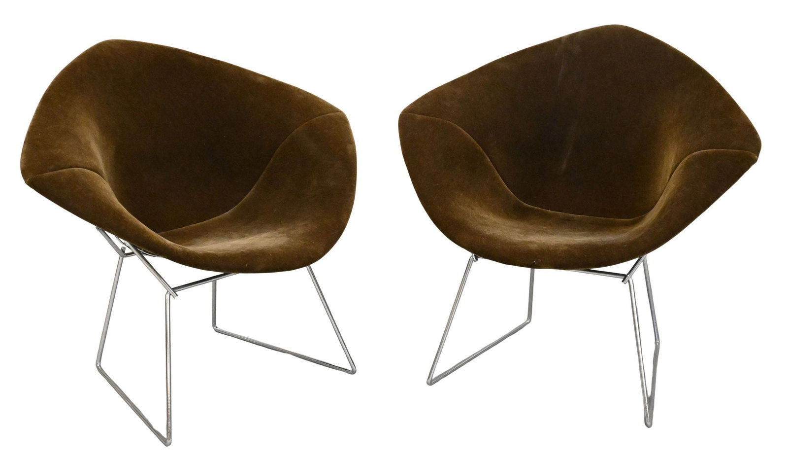 Pair of Harry Bertoia for Knoll "Diamond" Chairs (1 of 4)
