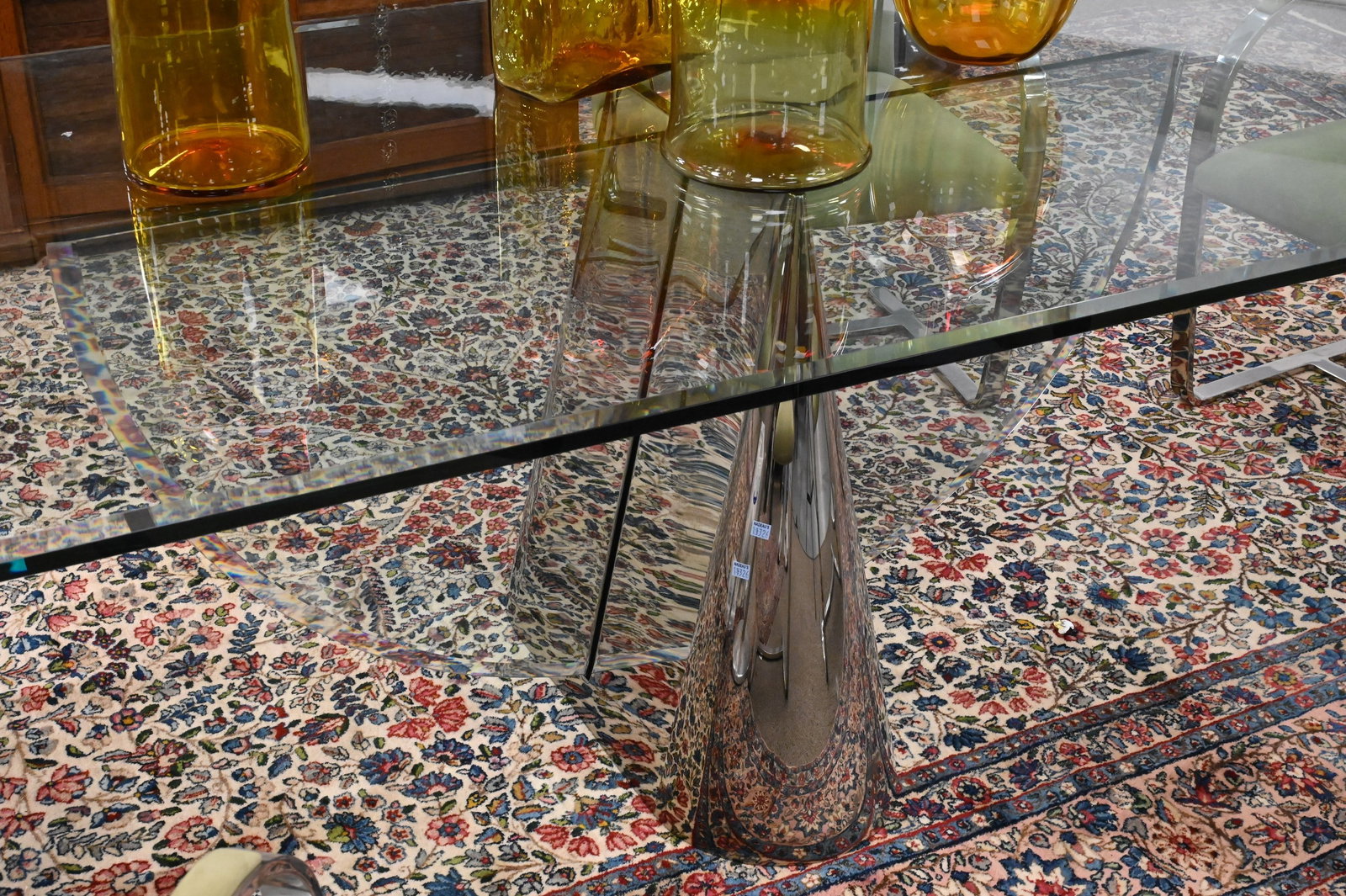 Brueton Eclipse Glass Top Dining Table - 3