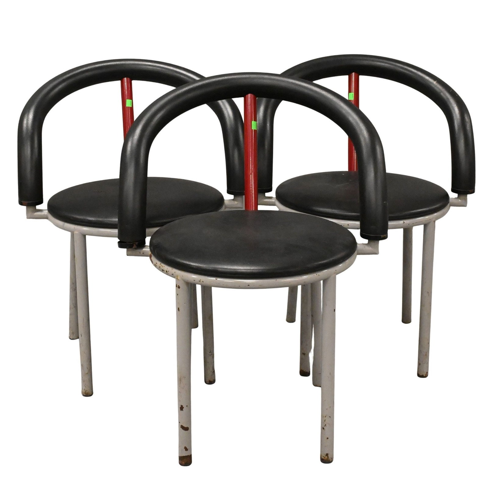 Set of Three Bieffeplast "Alpha" Chairs: Set of Three Bieffeplast "Alpha" Chairs designed by Anna Anselmi height 30 1/2 inches, width 23 inches, depth 18 inches