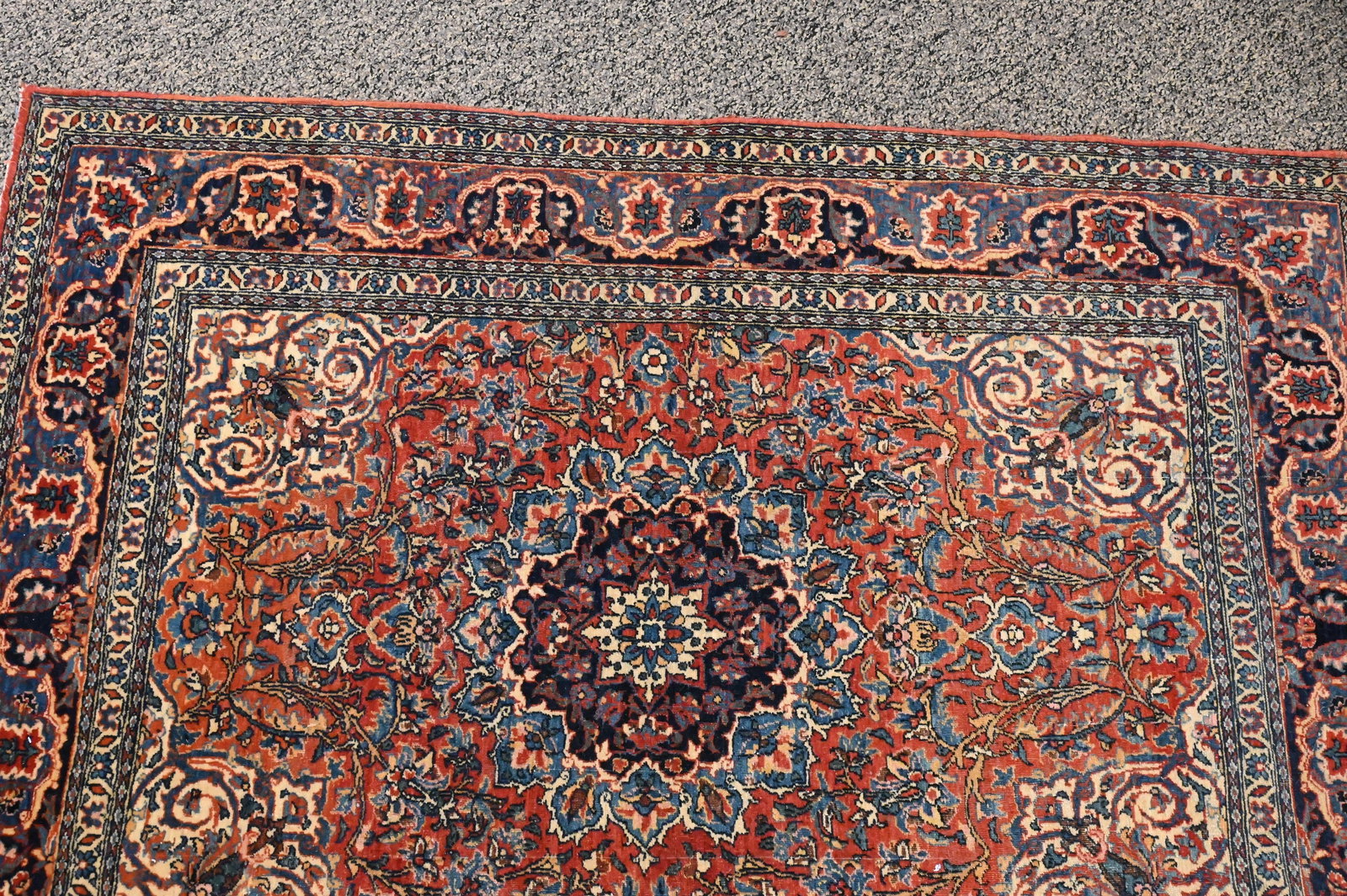 Kashan Oriental Throw Rug - 2