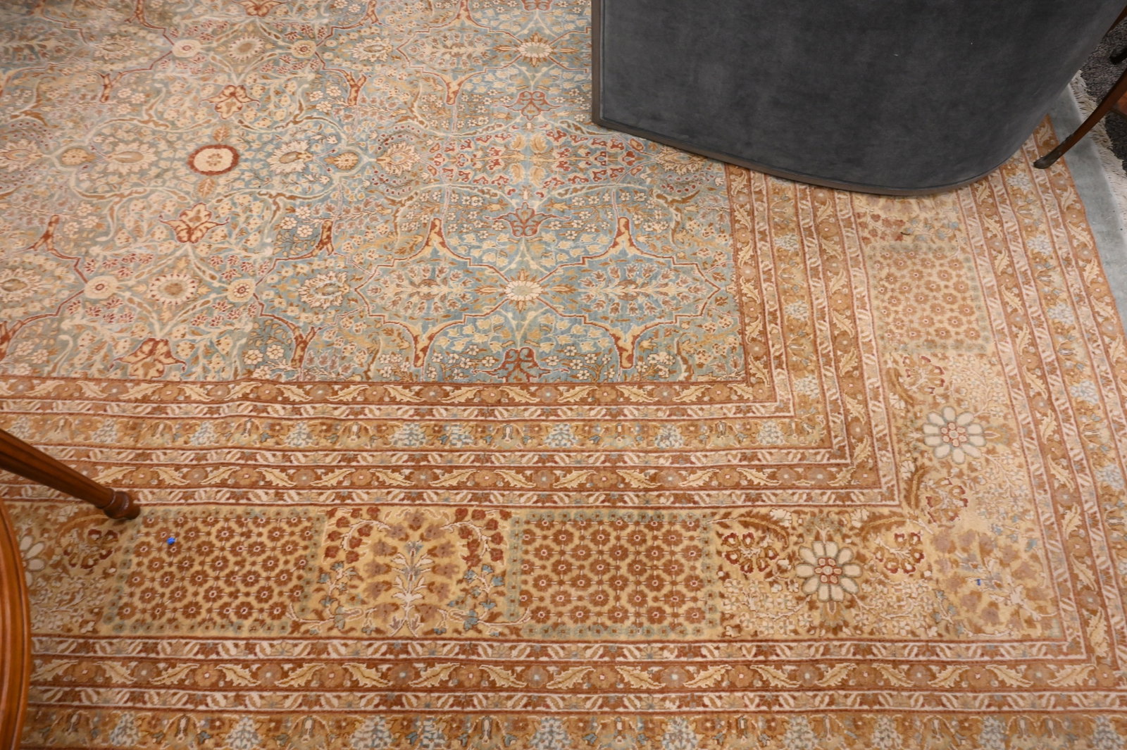 Tabriz Oriental Room Size Carpet - 2