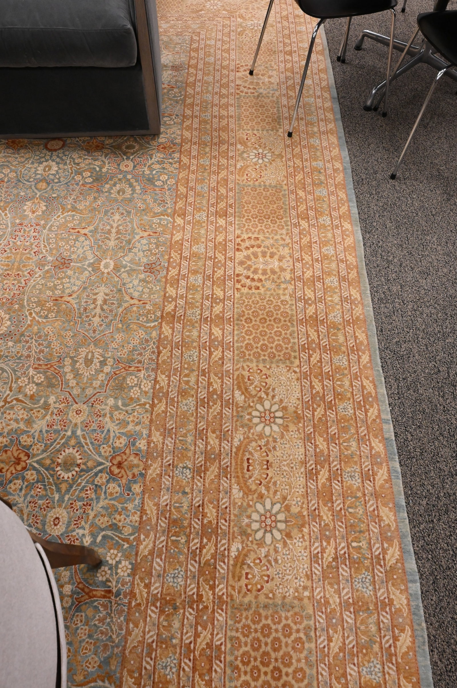 Tabriz Oriental Room Size Carpet - 7