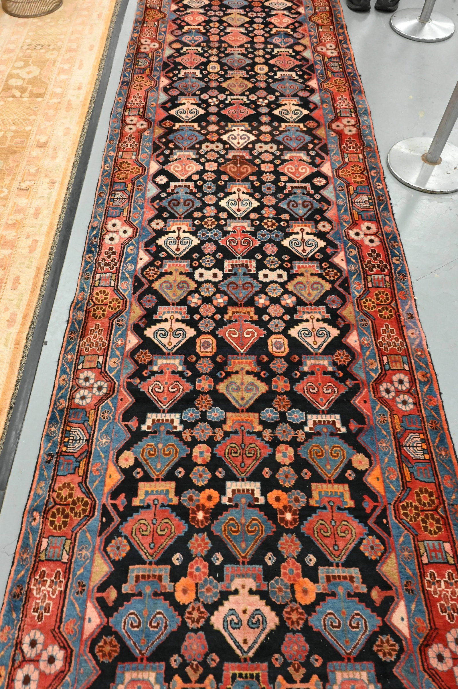 Oriental Silk Throw Rug - 2