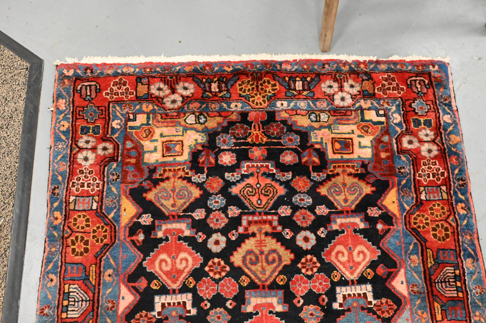 Oriental Silk Throw Rug - 3