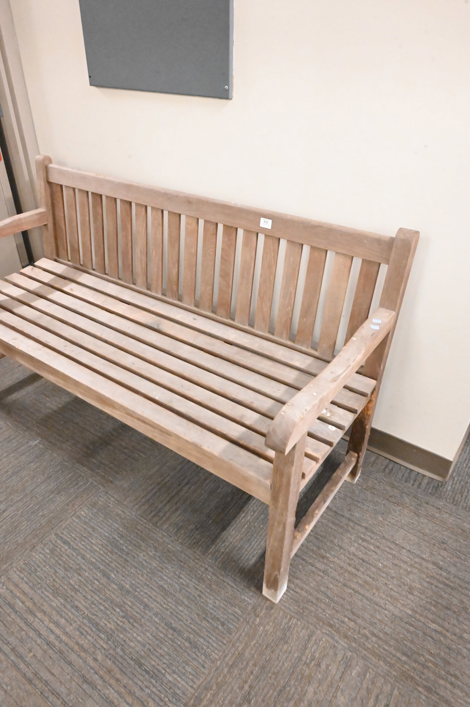 Teak Outdoor Bench - 2